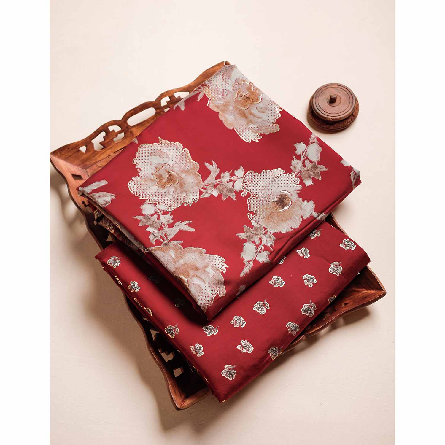 ERI SILK FOIL PRINTED FABRICS