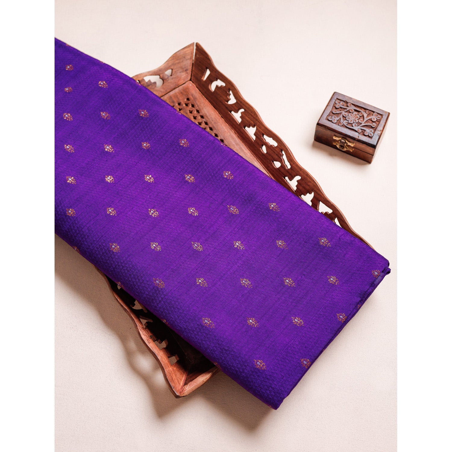 PURE HANDLOOM RAW SILK FABRIC