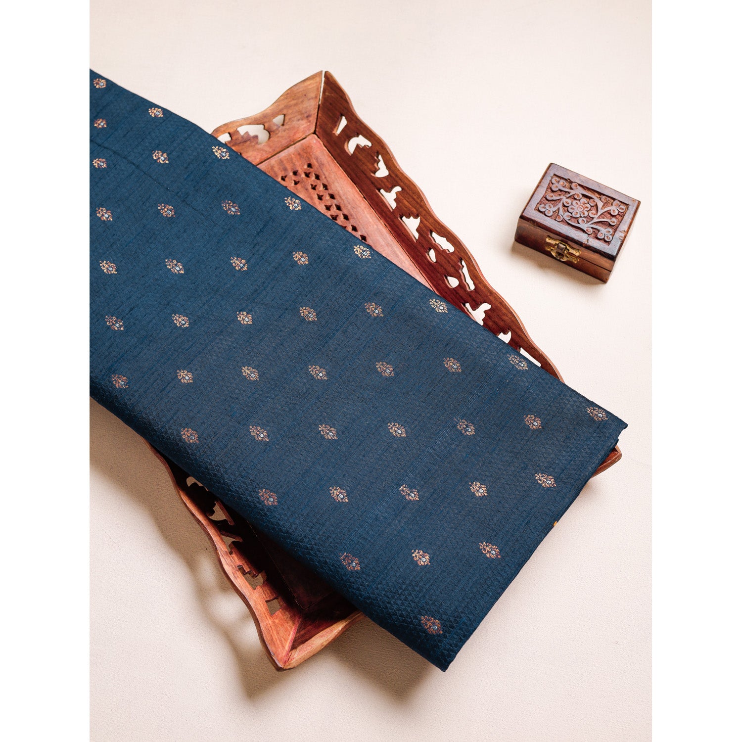 PURE HANDLOOM RAW SILK FABRIC