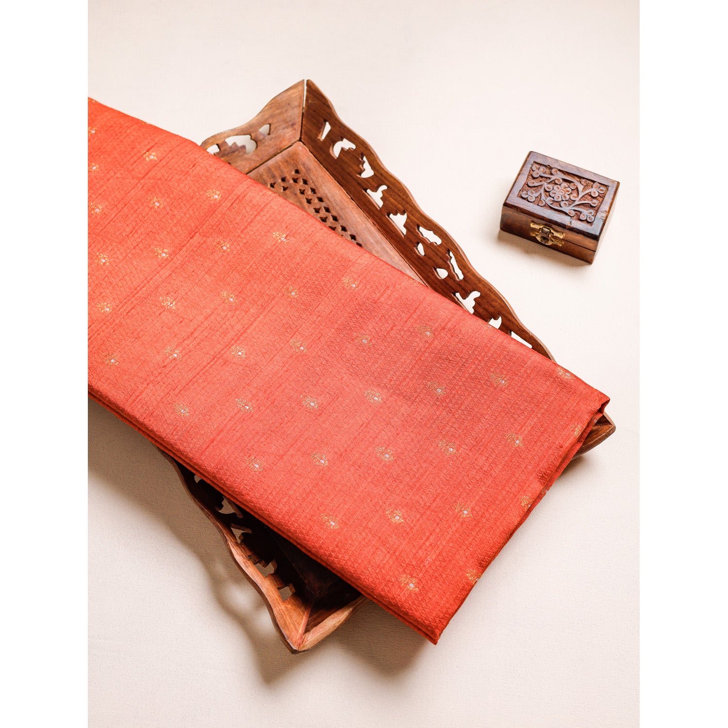 PURE HANDLOOM RAW SILK FABRIC