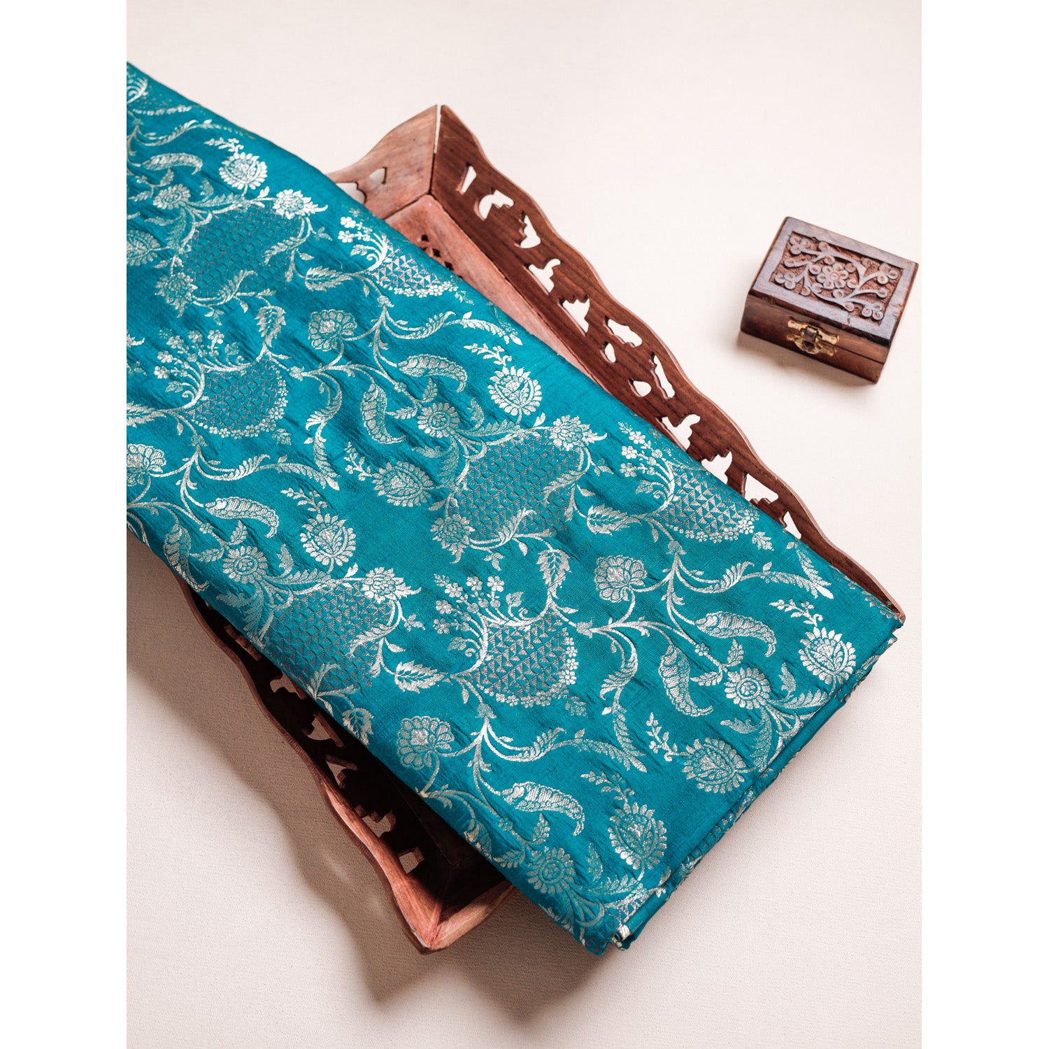 PURE HANDLOOM RAW SILK FABRIC