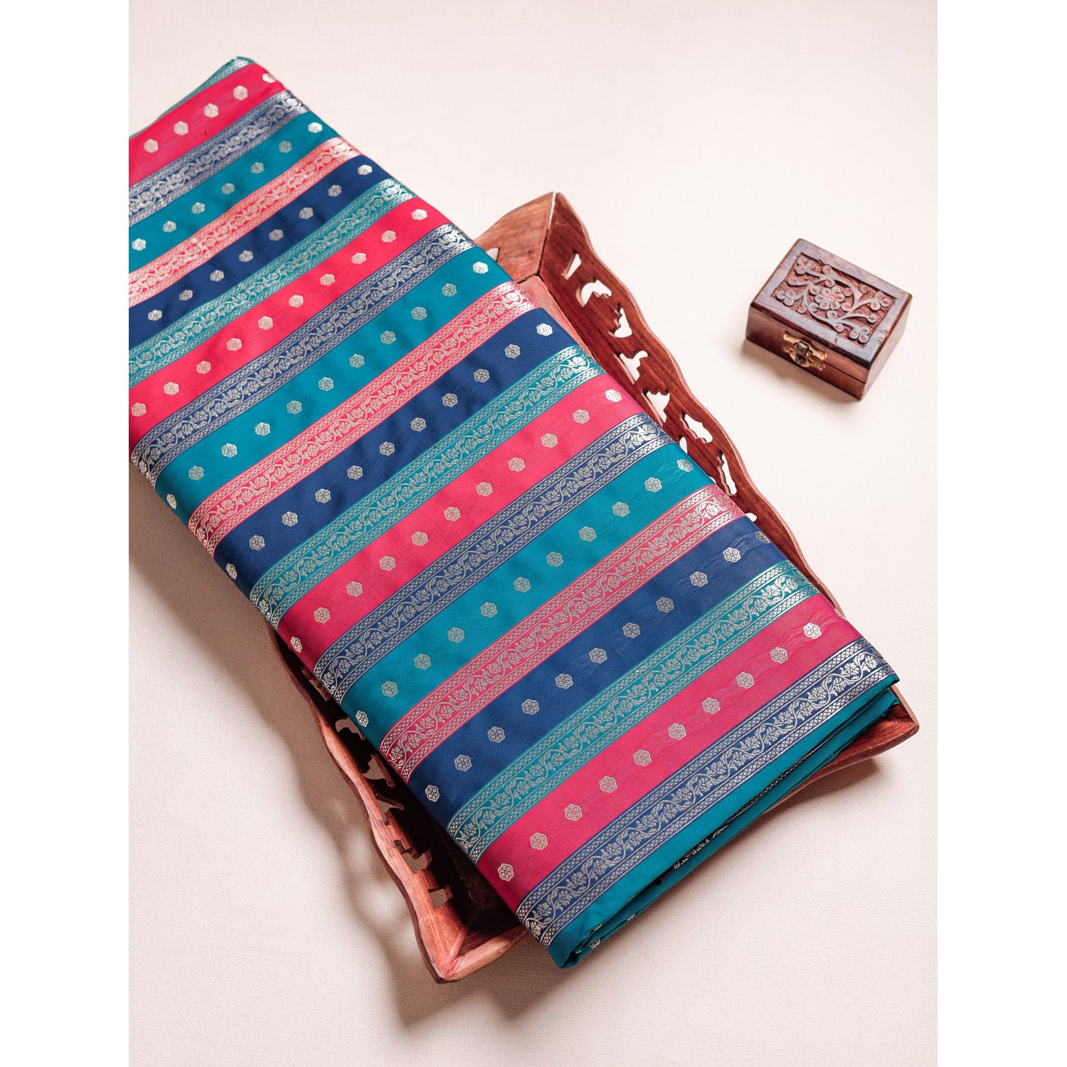 BROCADE STRIPED FABRIC