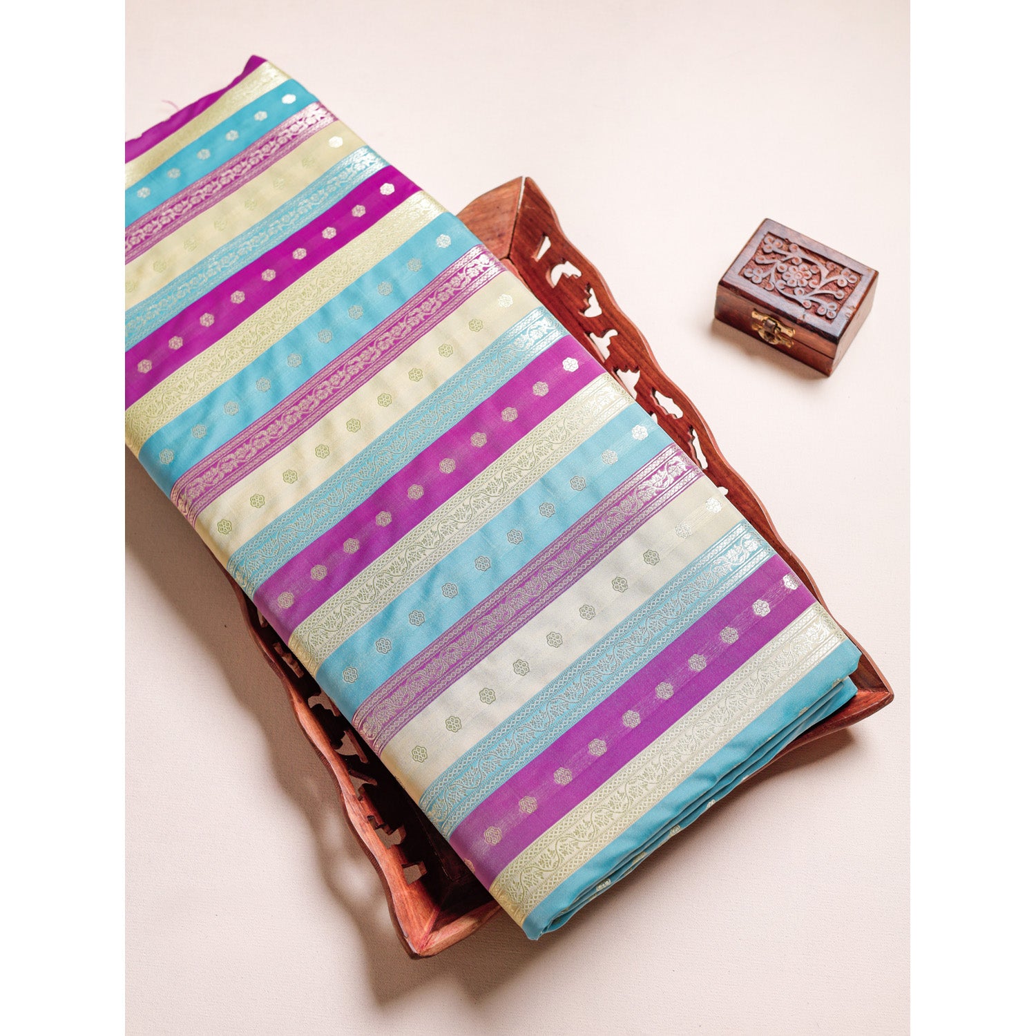 BROCADE STRIPED FABRIC