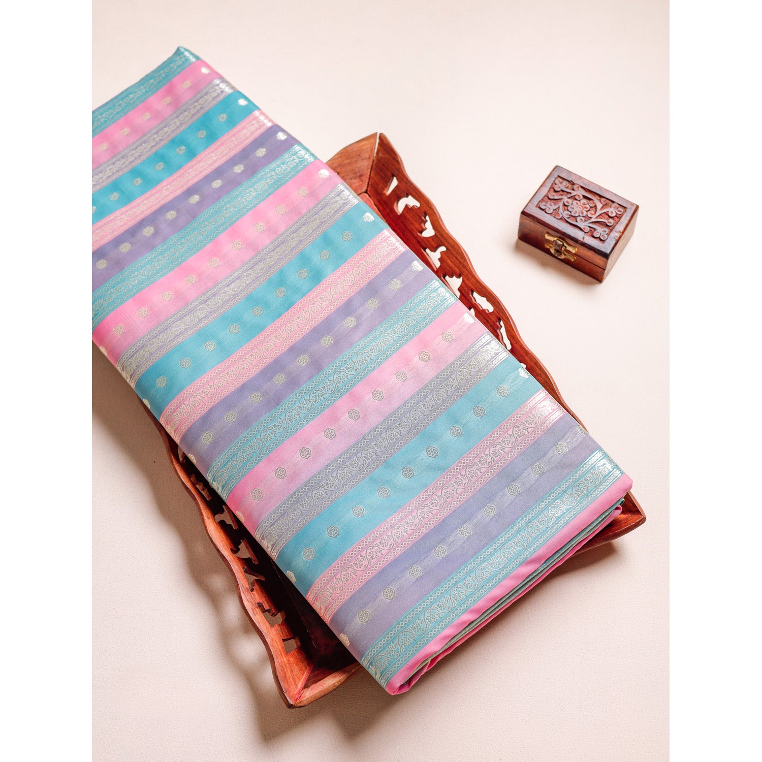 BROCADE STRIPED FABRIC