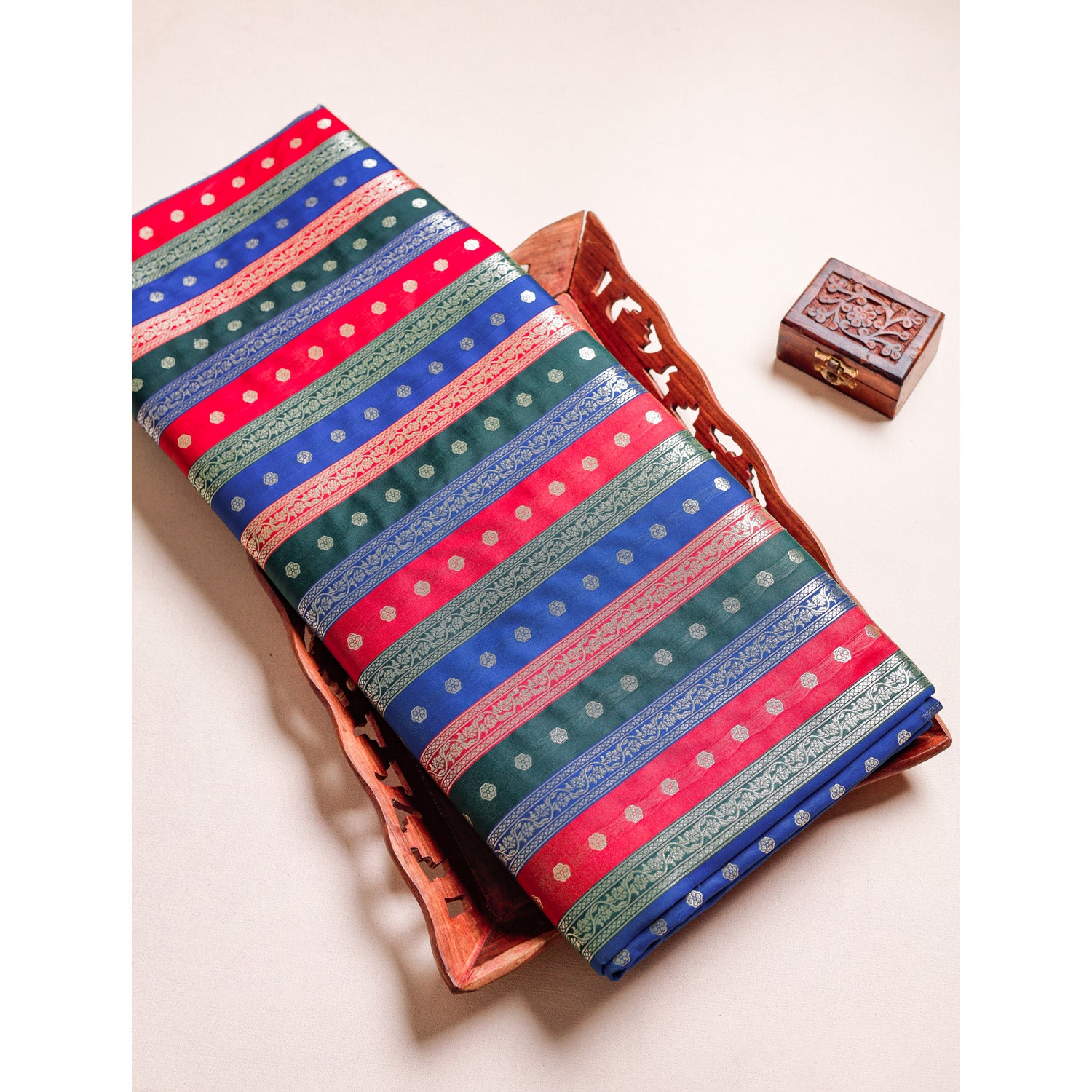 BROCADE STRIPED FABRIC