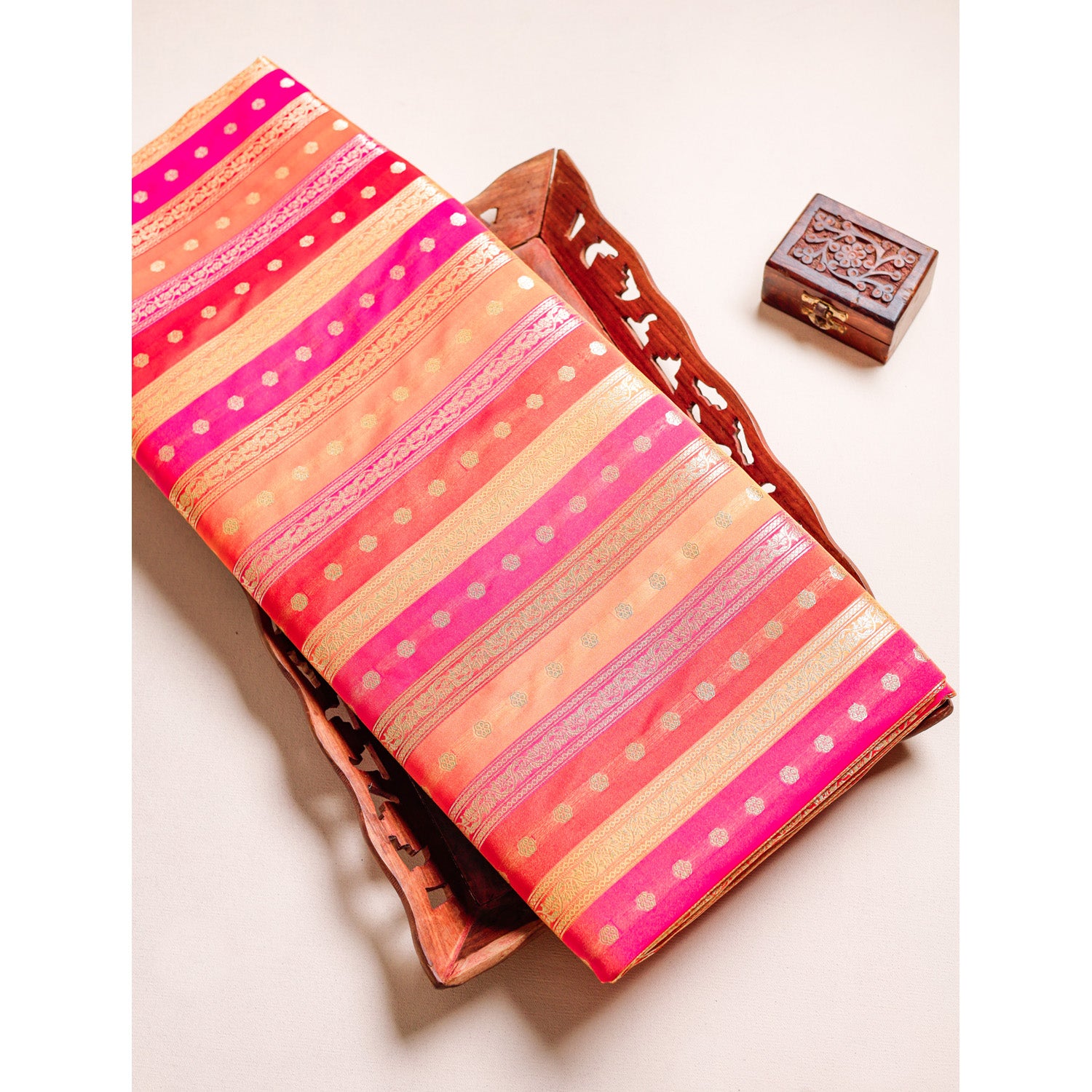 BROCADE STRIPED FABRIC