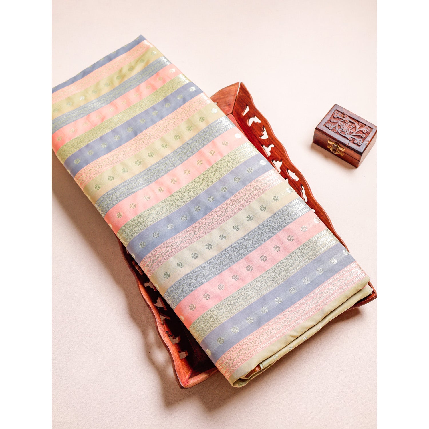 BROCADE STRIPED FABRIC