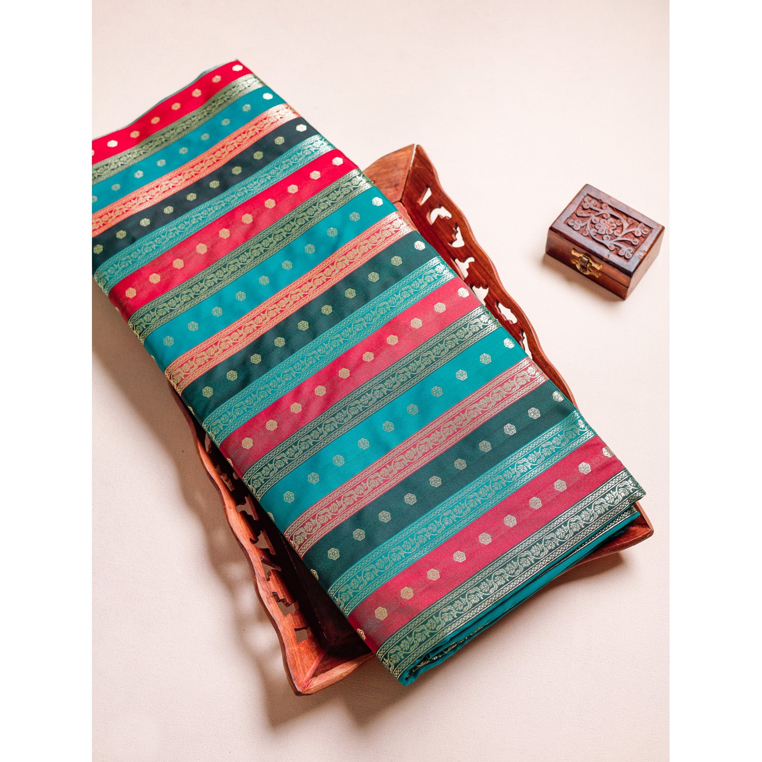 BROCADE STRIPED FABRIC