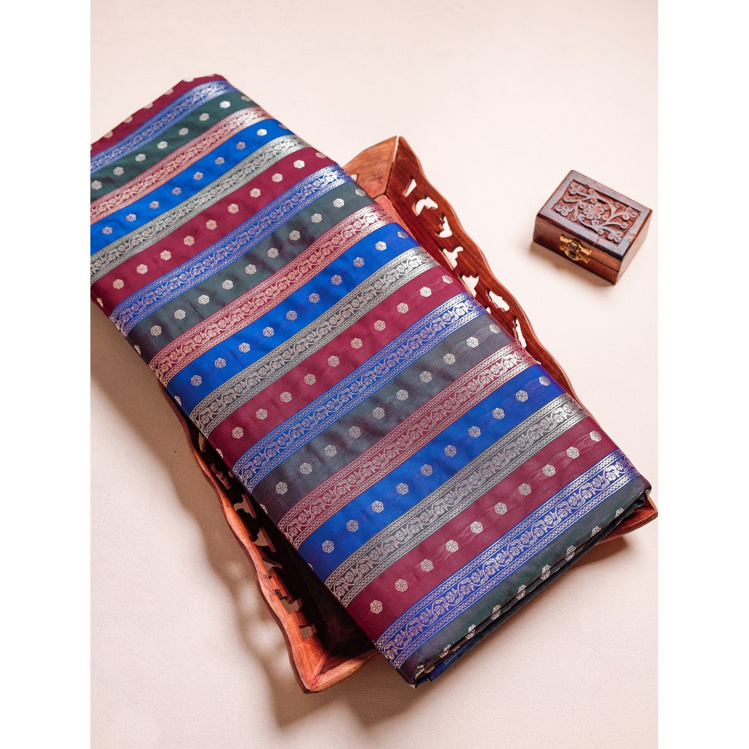 BROCADE STRIPED FABRIC