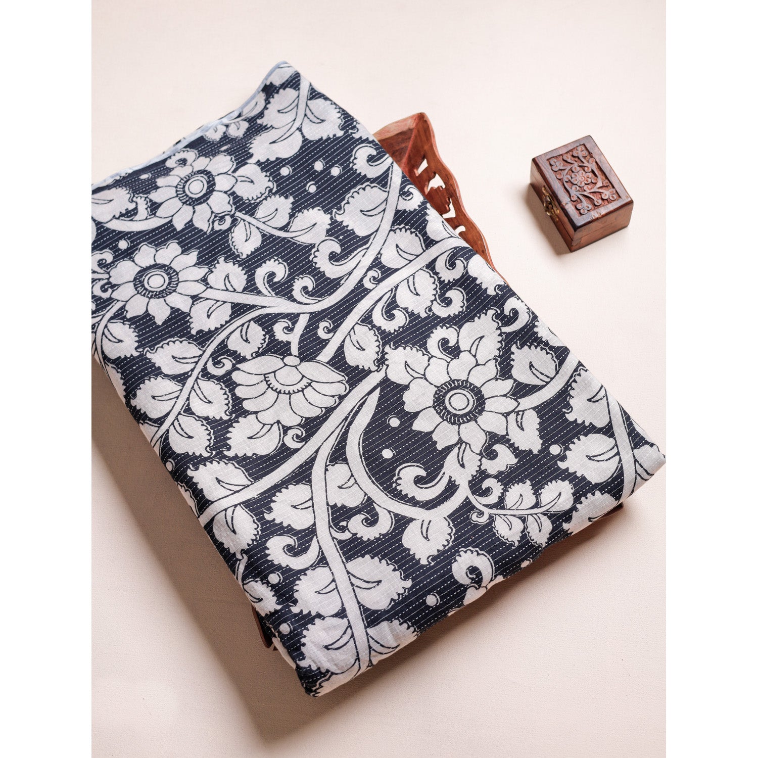 COTTON KANTHA PRINTED FABRIC