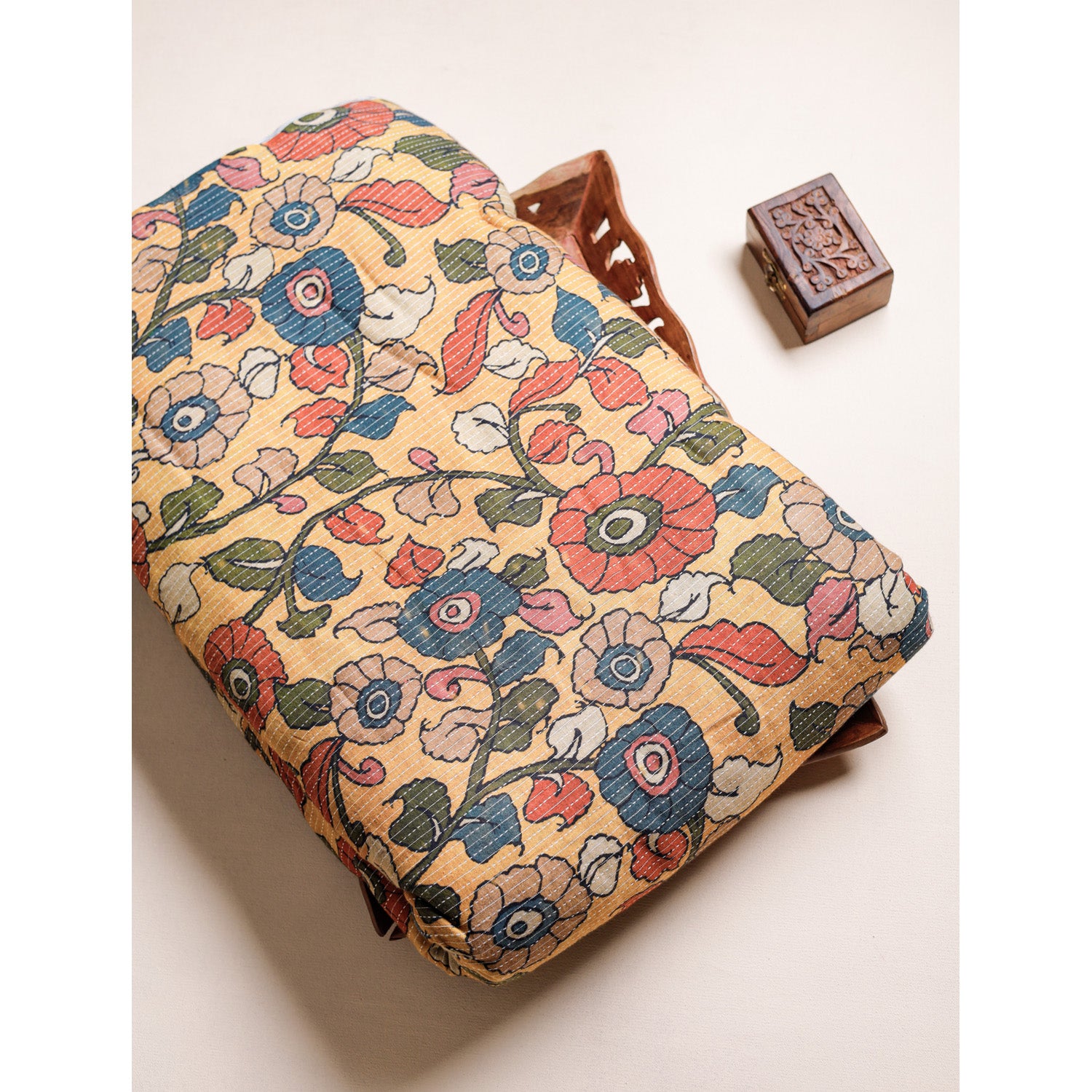 COTTON KANTHA PRINTED FABRIC