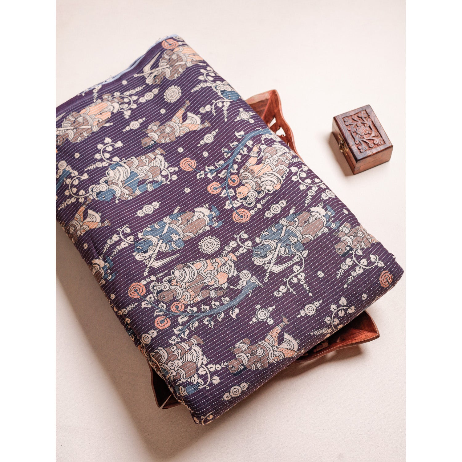 COTTON KANTHA PRINTED FABRIC