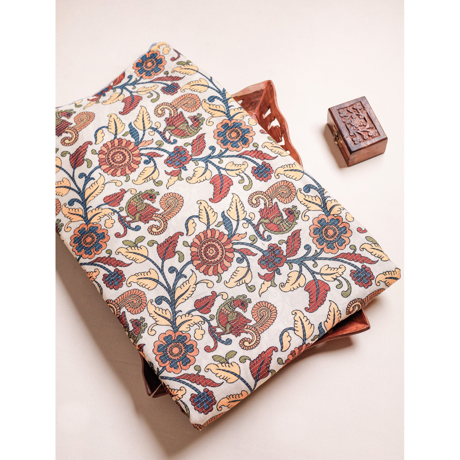 COTTON KANTHA PRINTED FABRIC