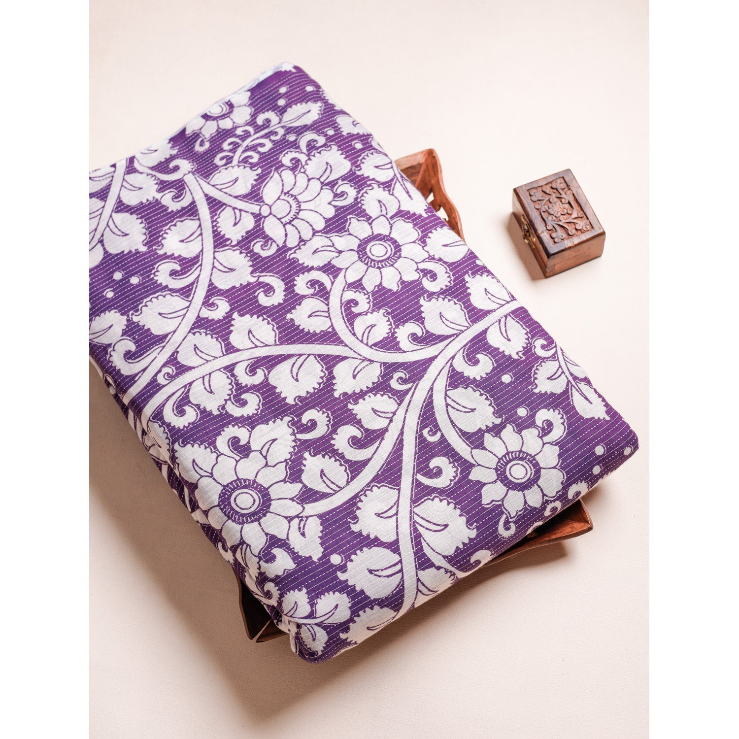 COTTON KANTHA PRINTED FABRIC