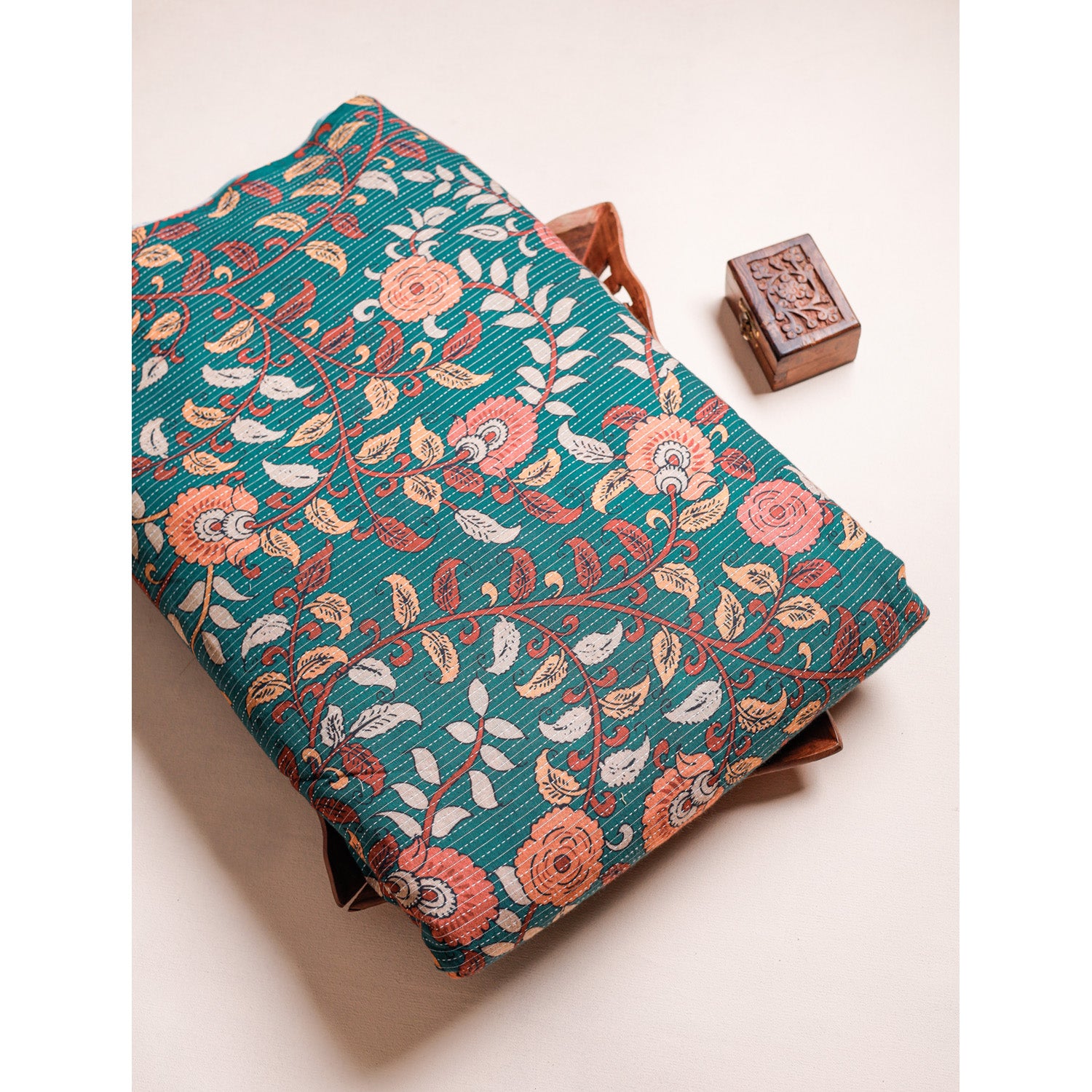 COTTON KANTHA PRINTED FABRIC