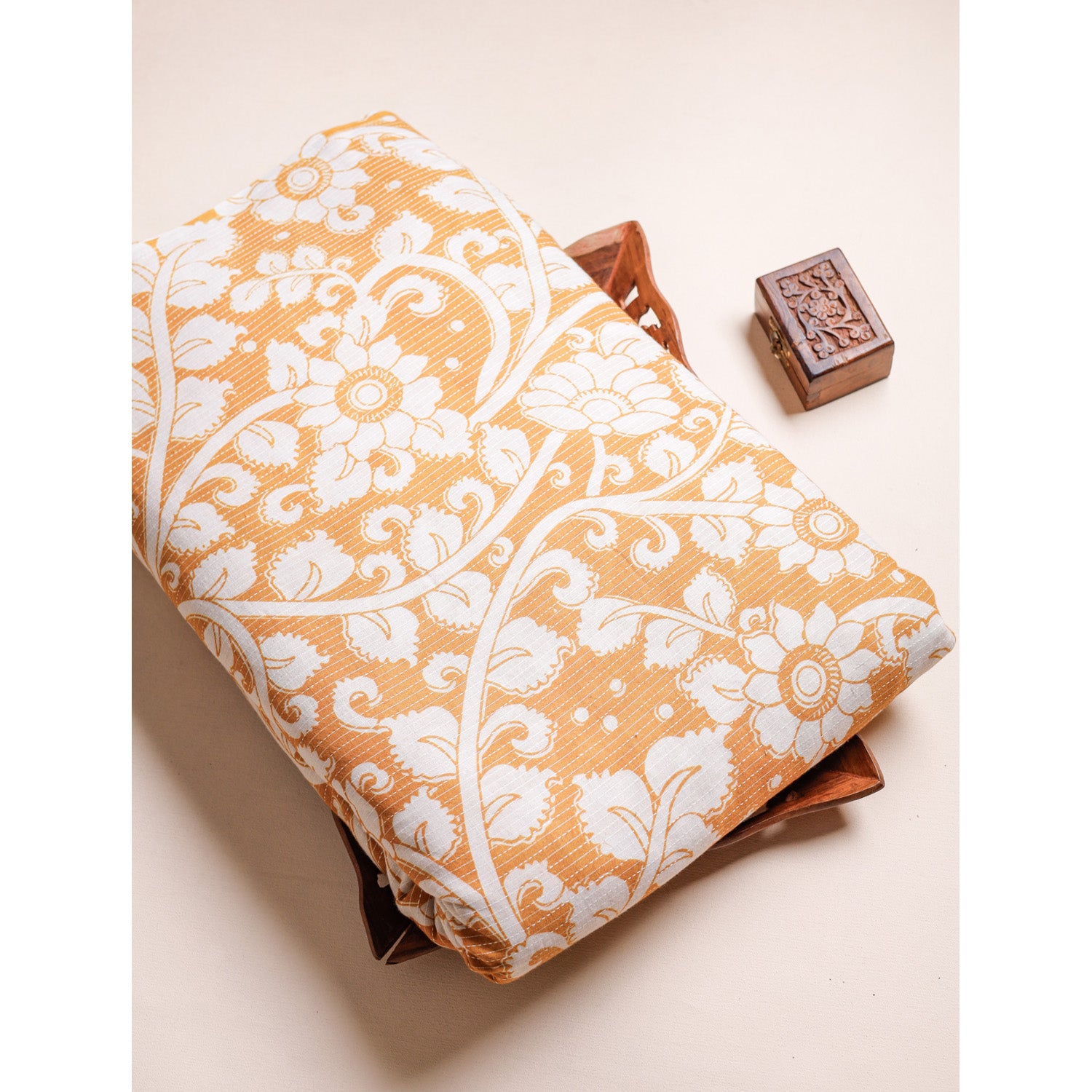 COTTON KANTHA PRINTED FABRIC