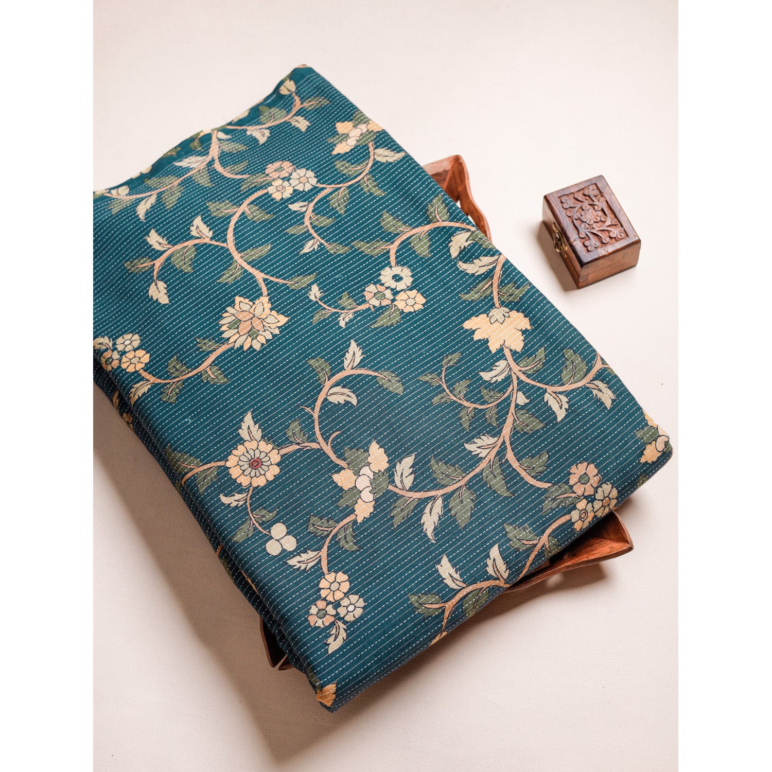 COTTON KANTHA PRINTED FABRIC