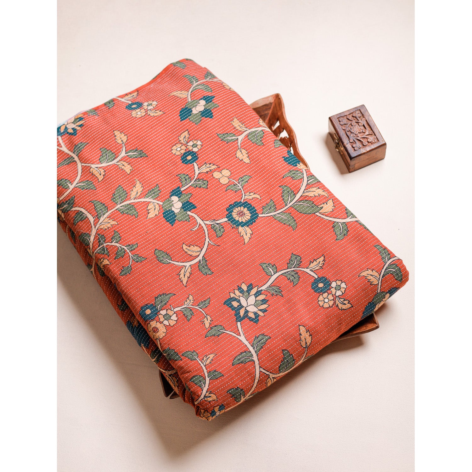 COTTON KANTHA PRINTED FABRIC