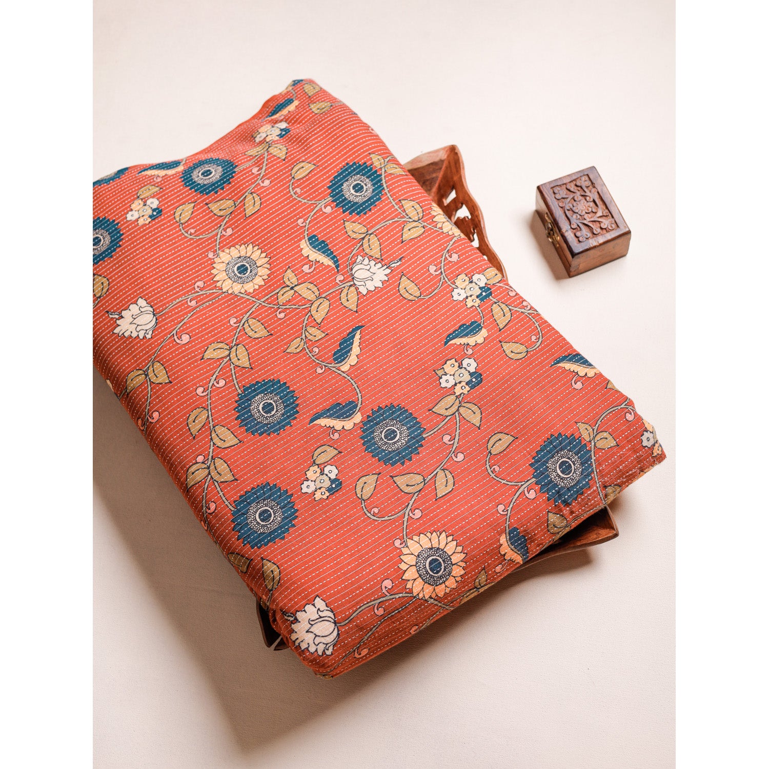 COTTON KANTHA PRINTED FABRIC