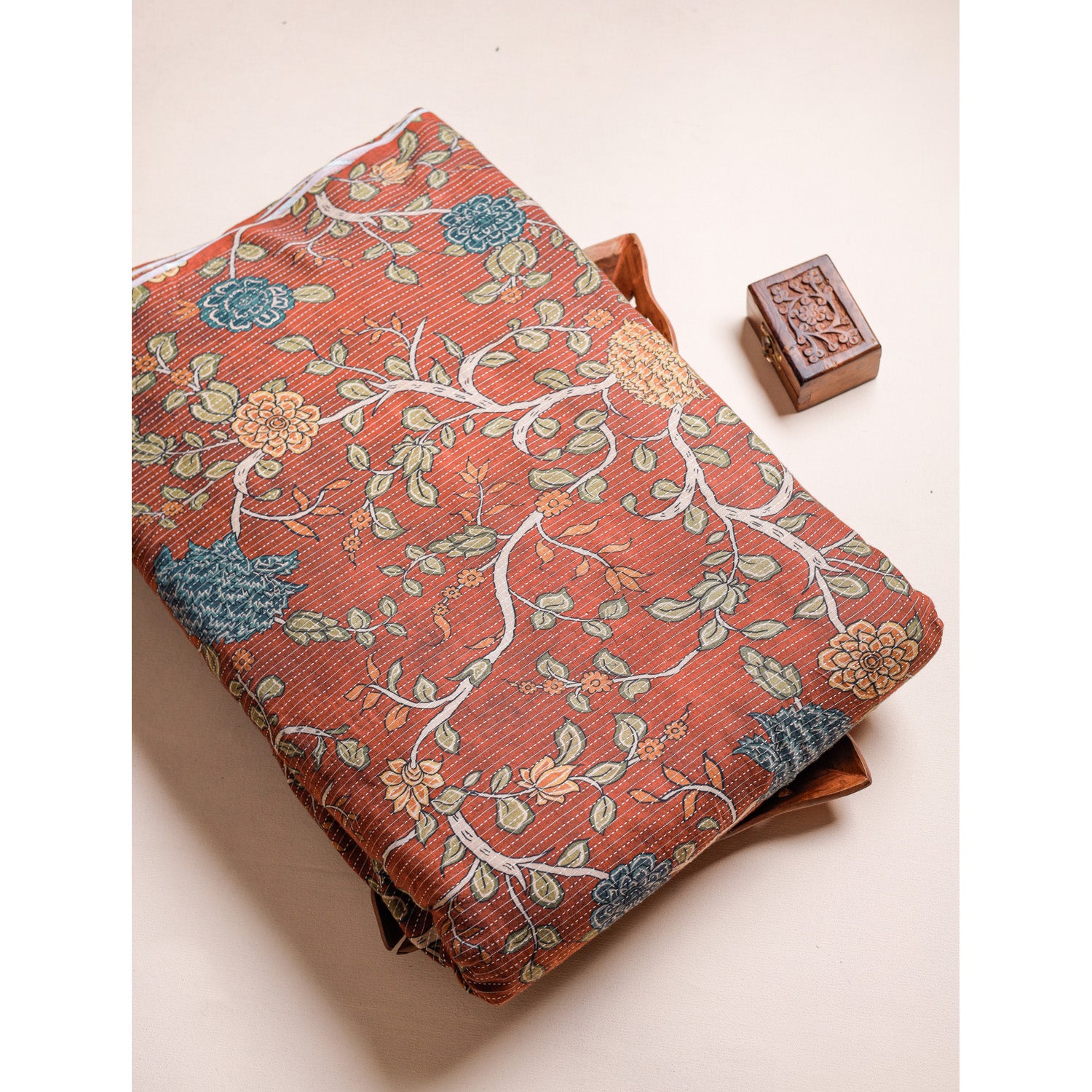 COTTON KANTHA PRINTED FABRIC