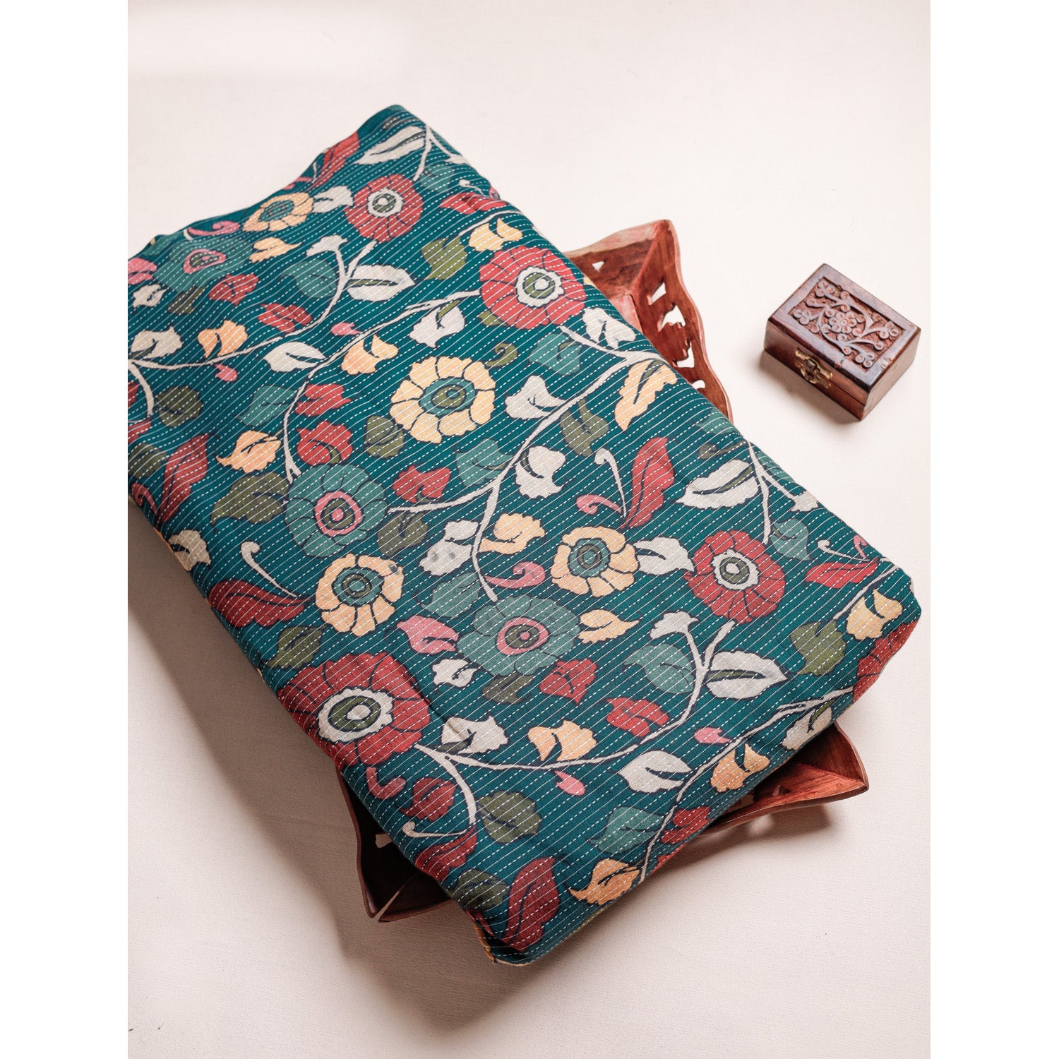 COTTON KANTHA PRINTED FABRIC