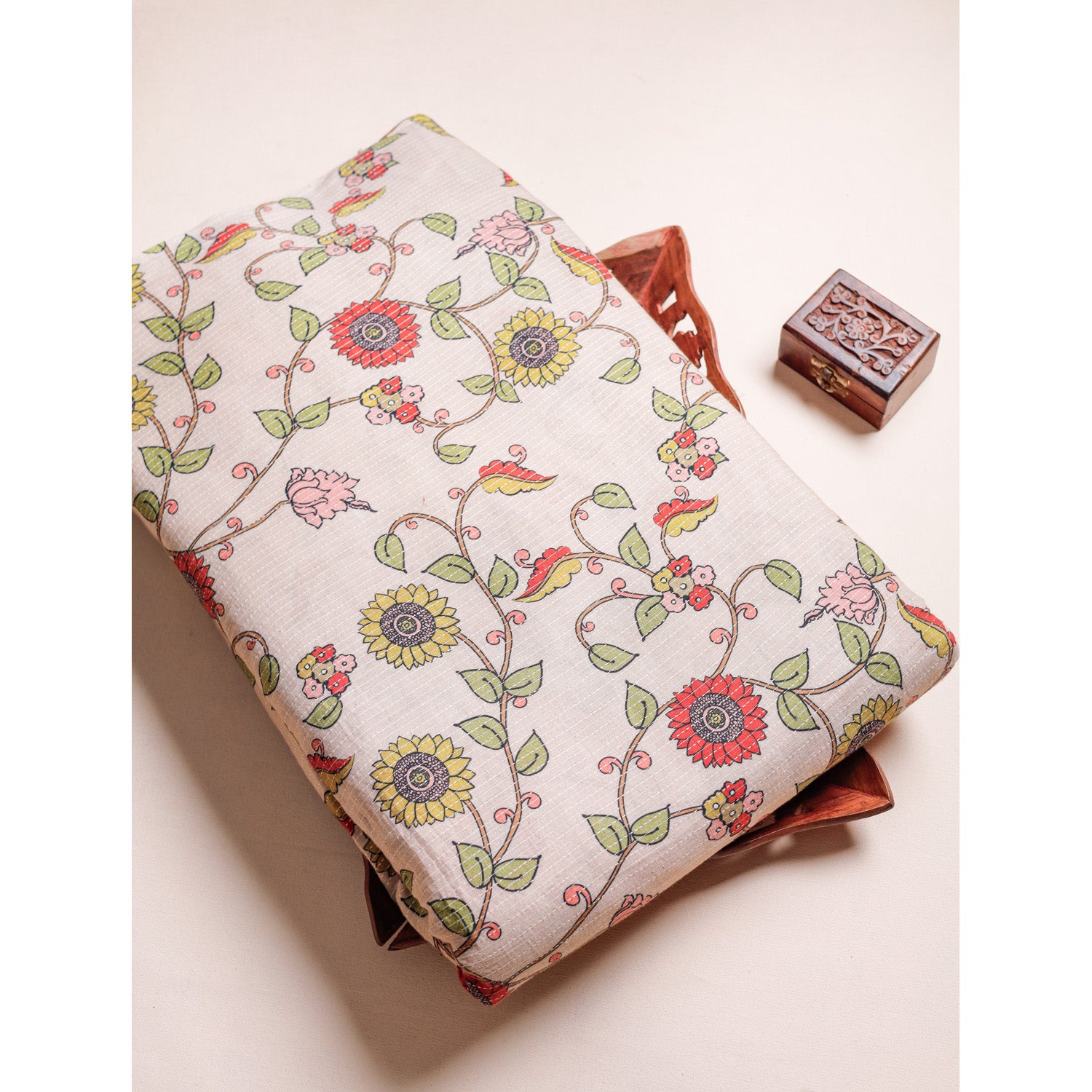 COTTON KANTHA PRINTED FABRIC