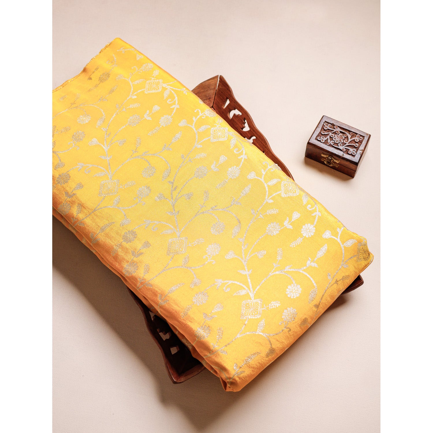 BANARASI SEMI BROCADE FABRIC