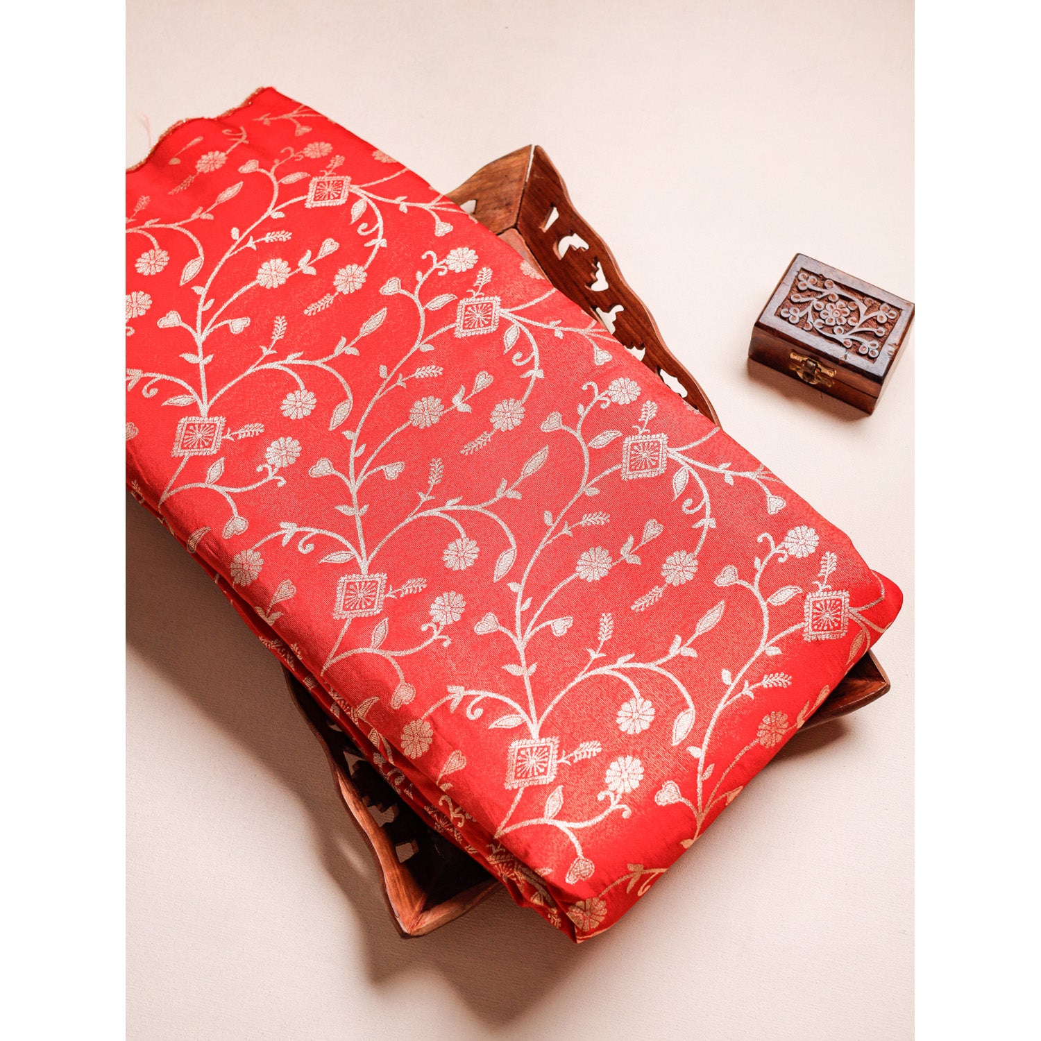 BANARASI SEMI BROCADE FABRIC