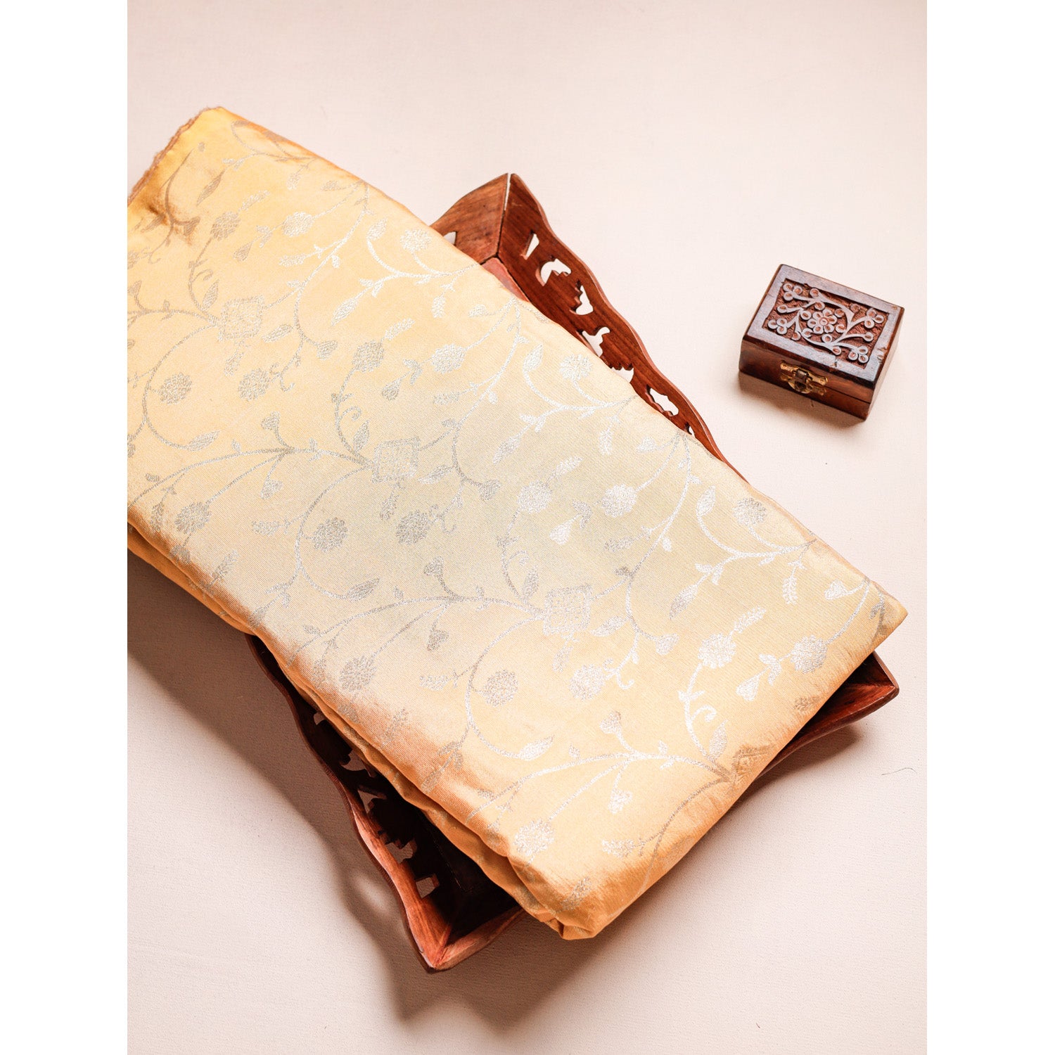 BANARASI SEMI BROCADE FABRIC