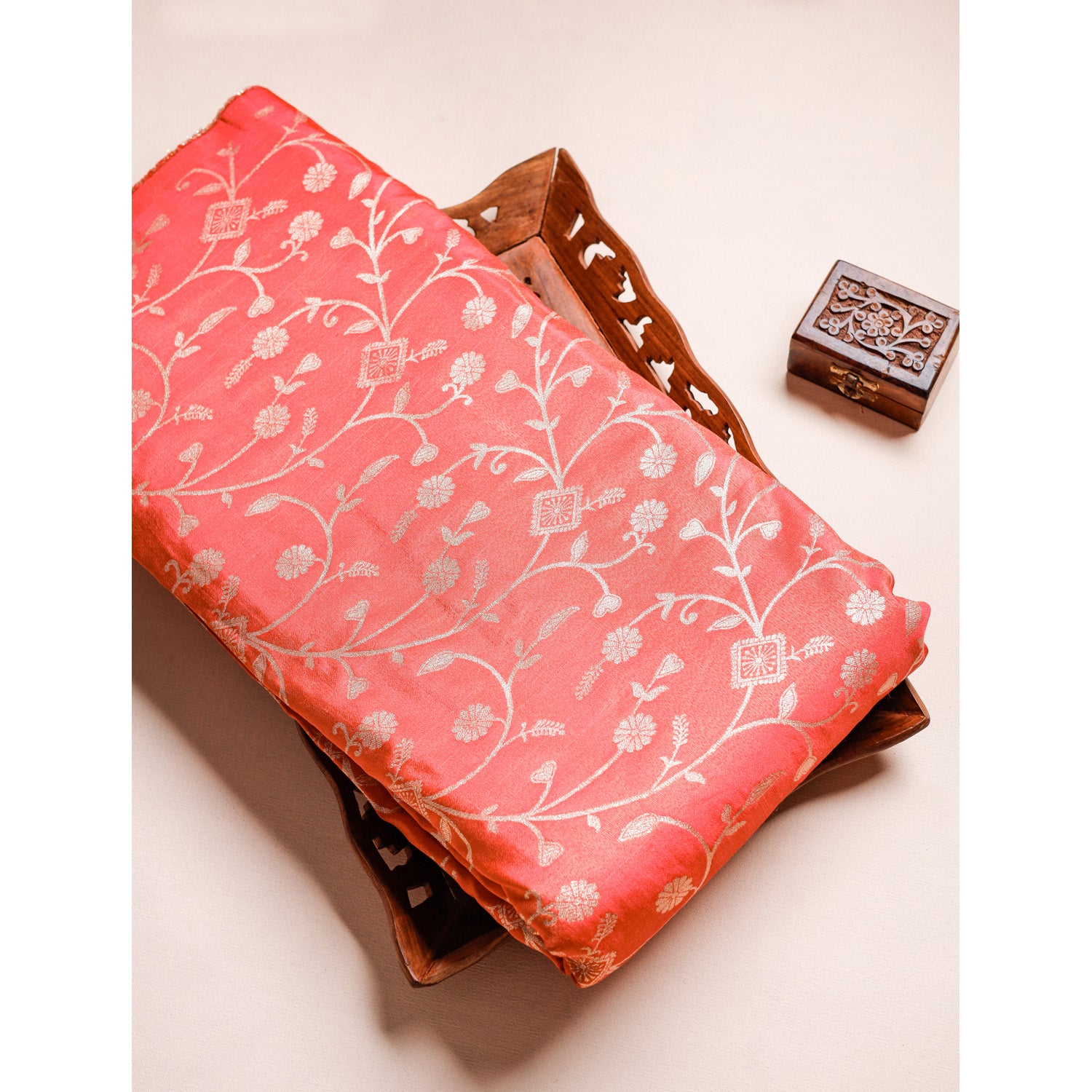 BANARASI SEMI BROCADE FABRIC