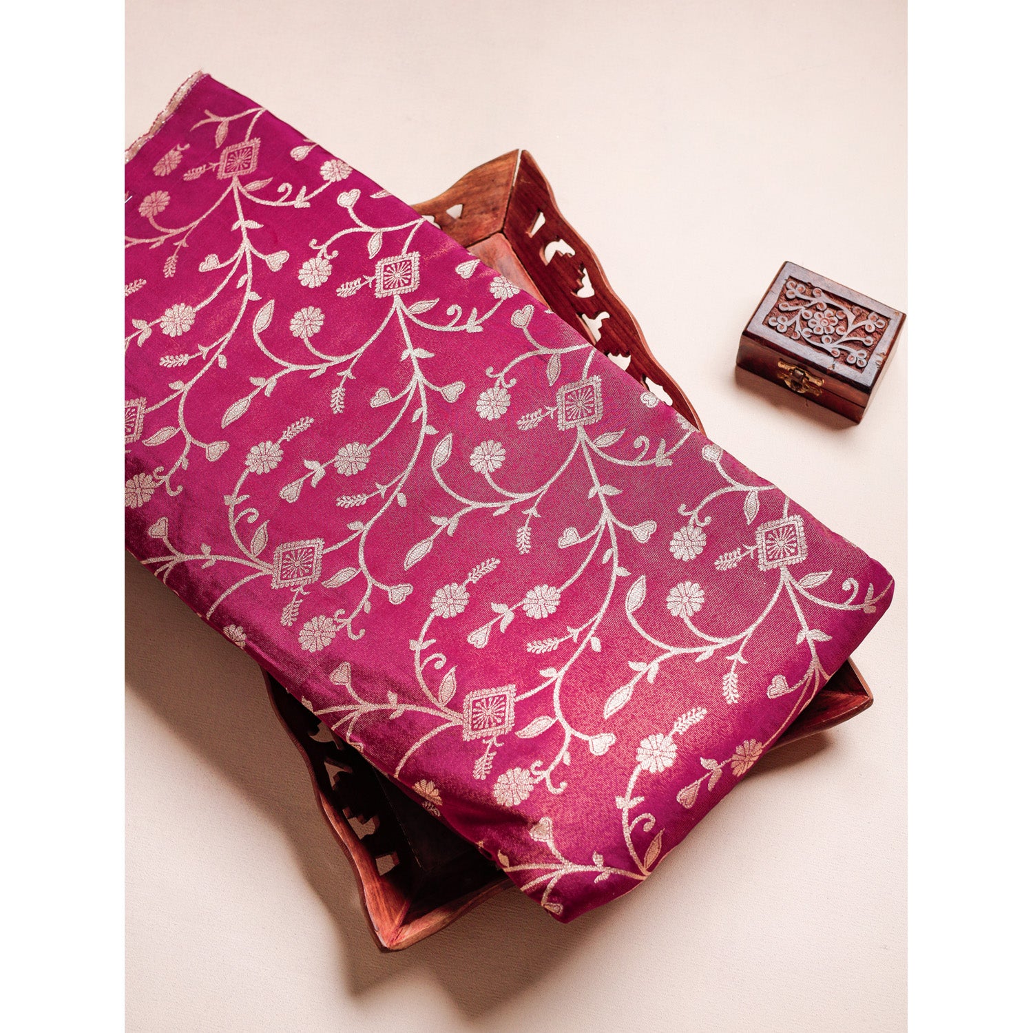 BANARASI SEMI BROCADE FABRIC