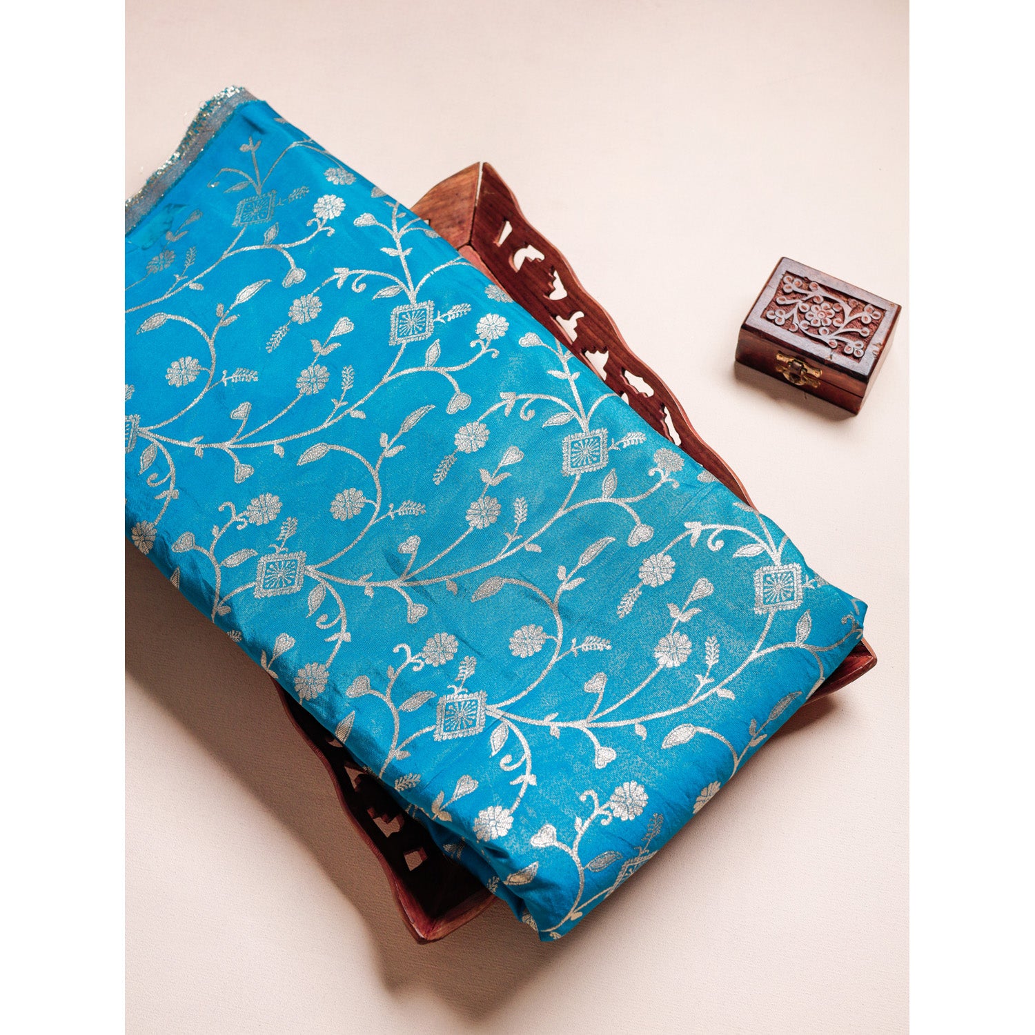 BANARASI SEMI BROCADE FABRIC