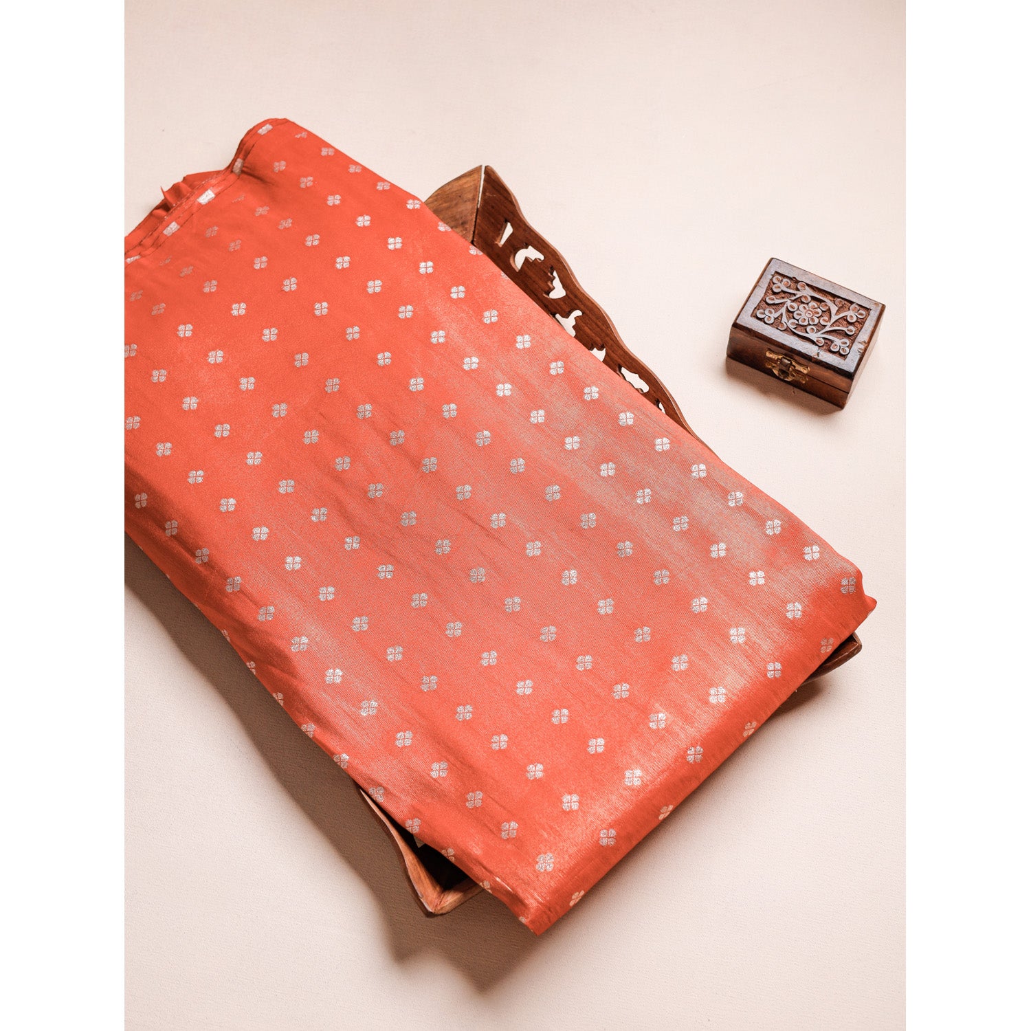 BANARASI SEMI BROCADE FABRIC