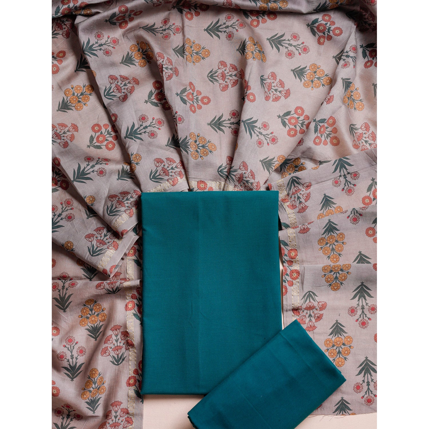 COTTON 3 PIECE SUIT SET