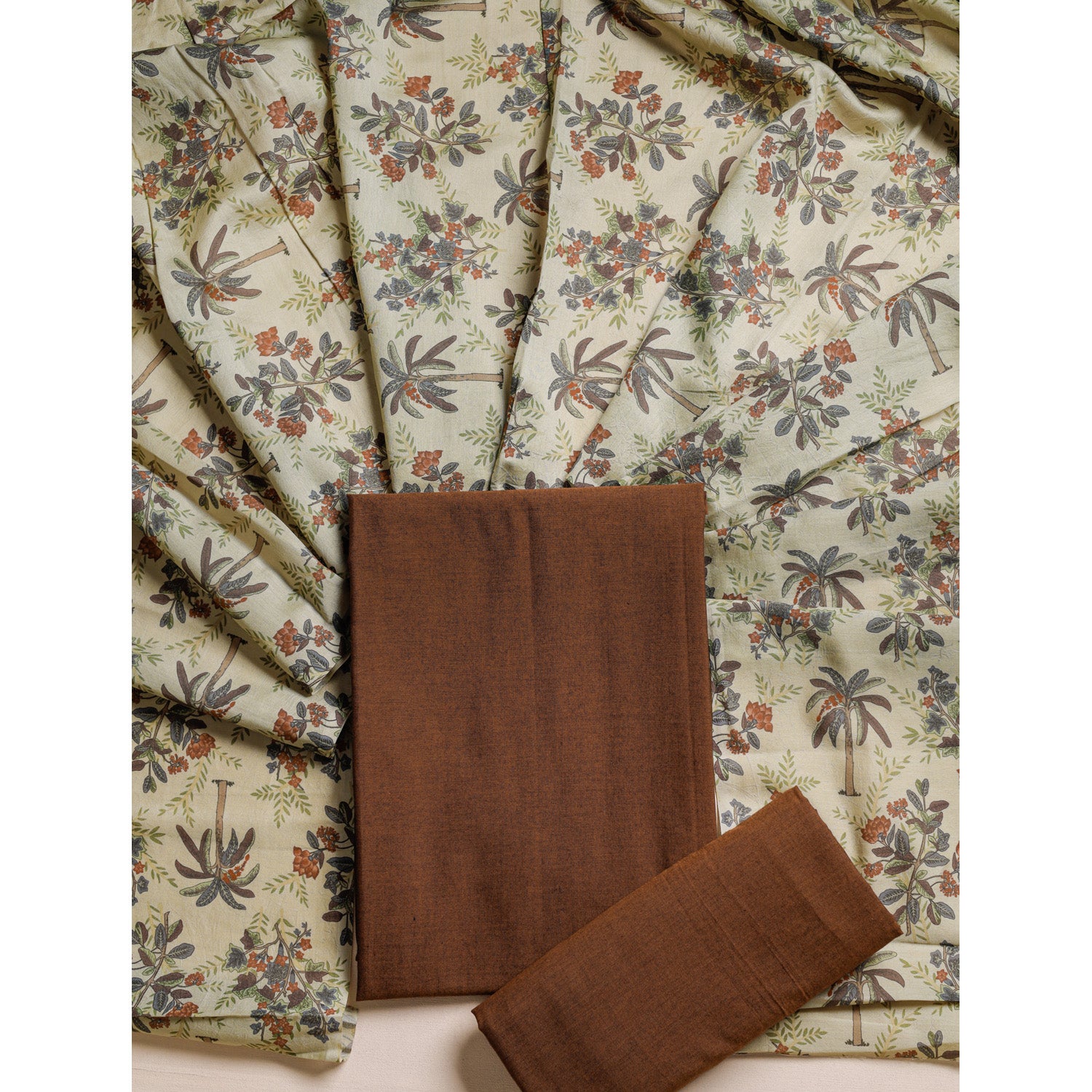 COTTON 3 PIECE SUIT SET