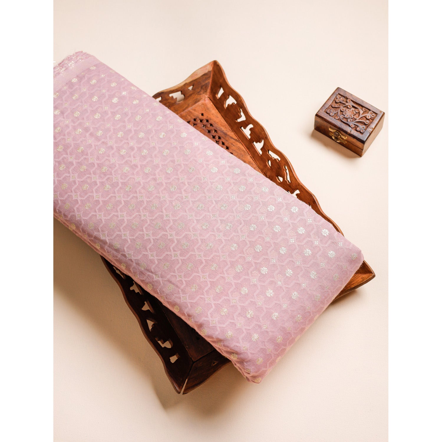 COTTON JACQUARD WOVEN FABRIC