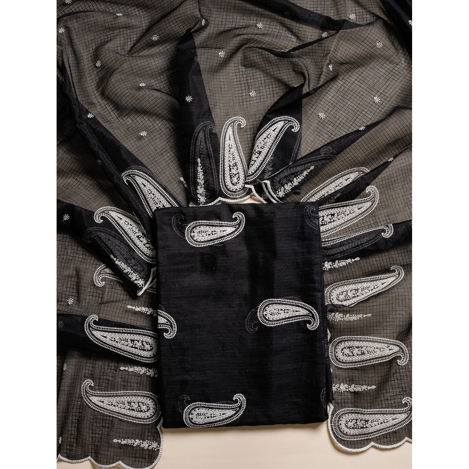 KOTA KASHISH - KOTA EMBROIDERED SUIT SET