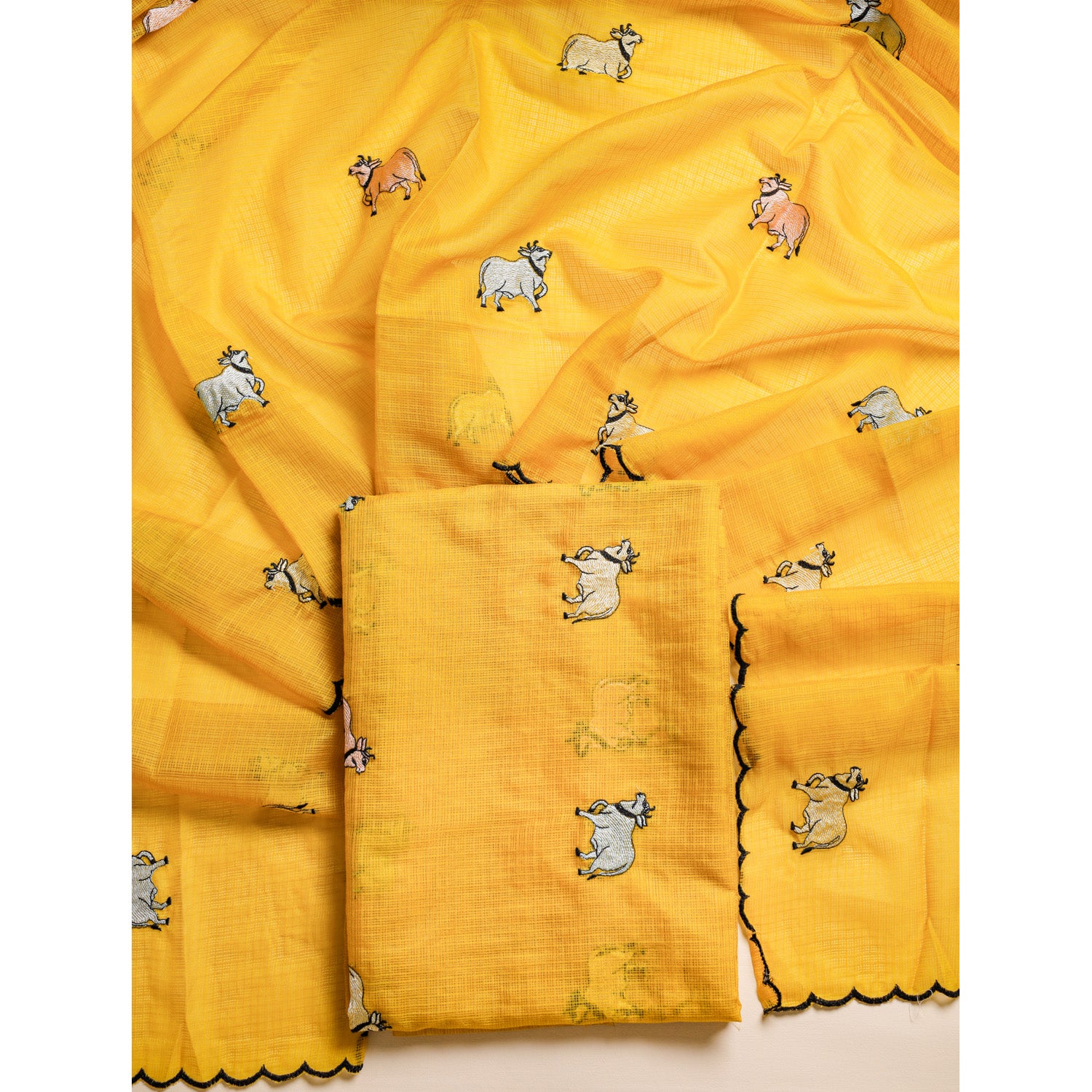 KOTA PICHWAI EMBROIDERED SUIT SET