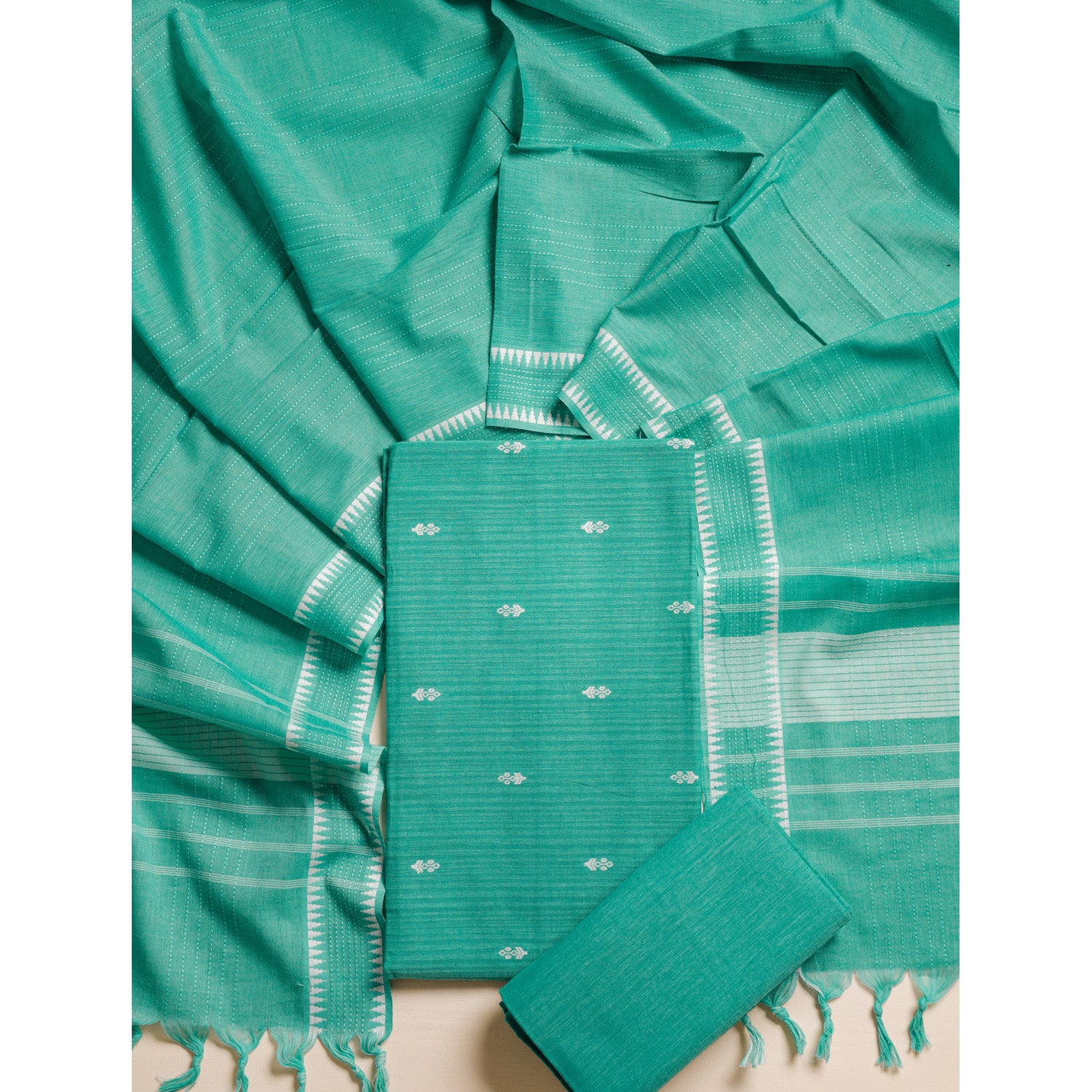 COTTON HANDLOOM SUIT SET