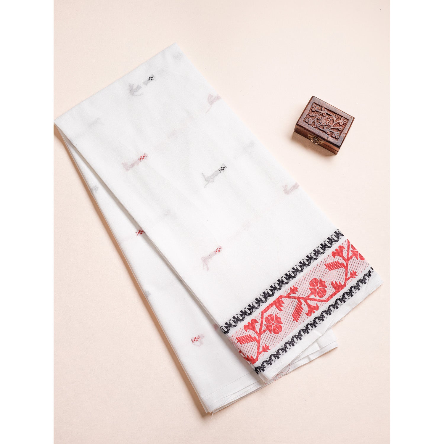 PURE COTTON HANDLOOM JAMDHANI FABRIC