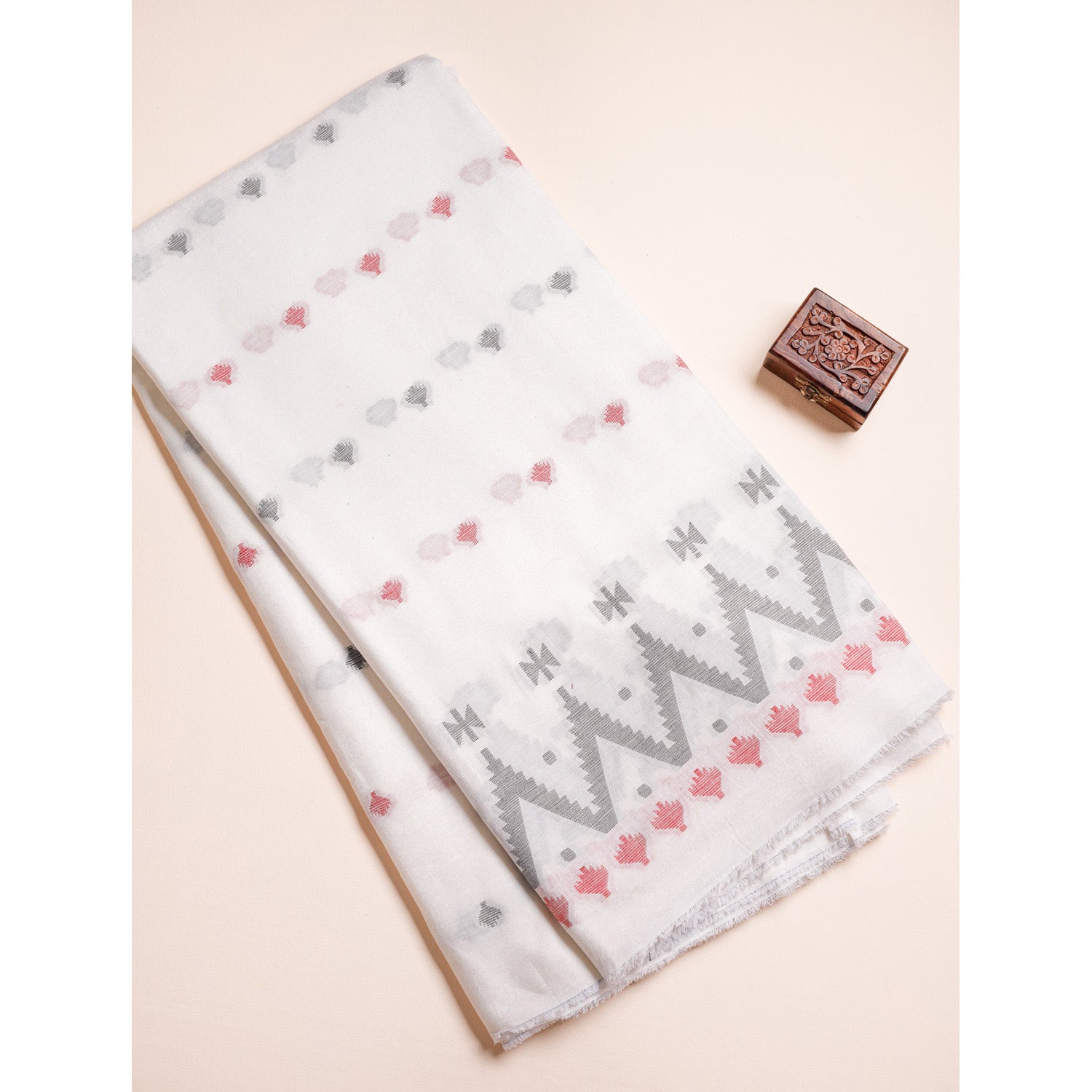 PURE COTTON HANDLOOM JAMDHANI FABRIC