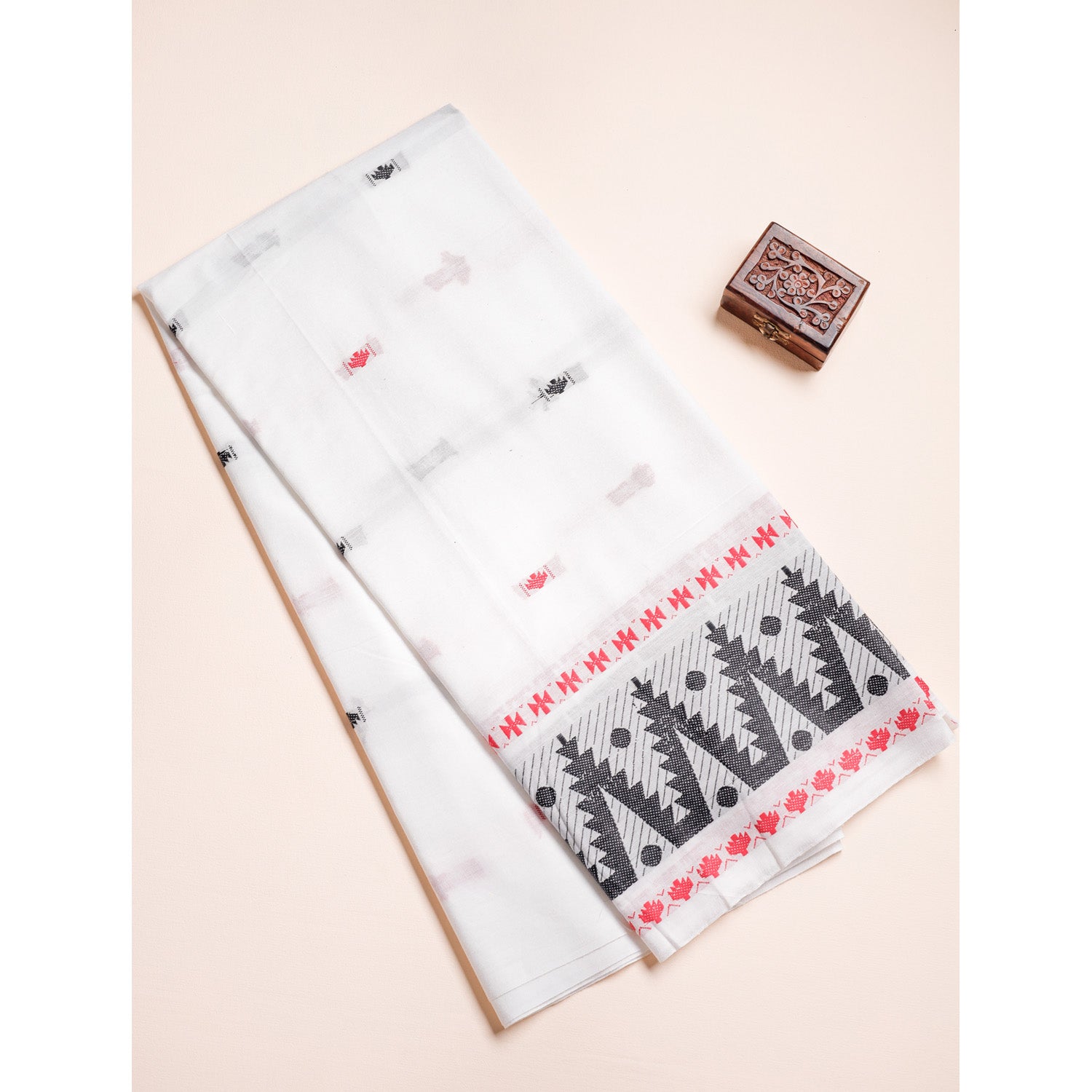 PURE COTTON HANDLOOM JAMDHANI FABRIC