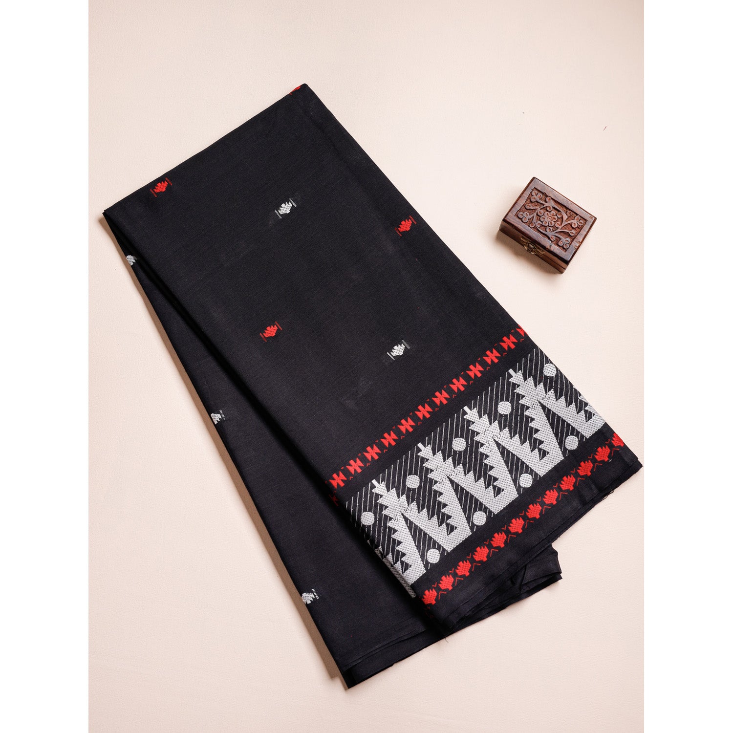 PURE COTTON HANDLOOM JAMDHANI FABRIC