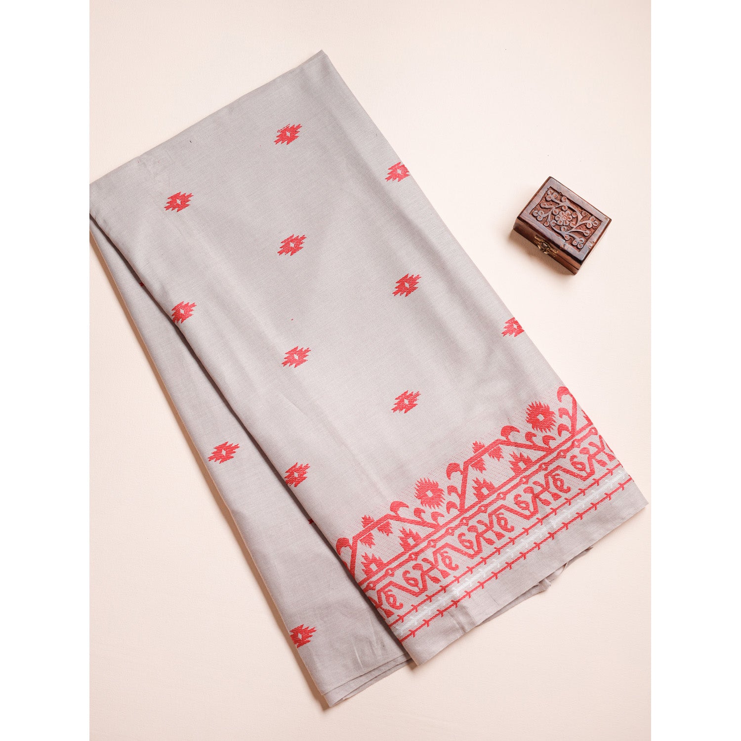 PURE COTTON HANDLOOM JAMDHANI FABRIC