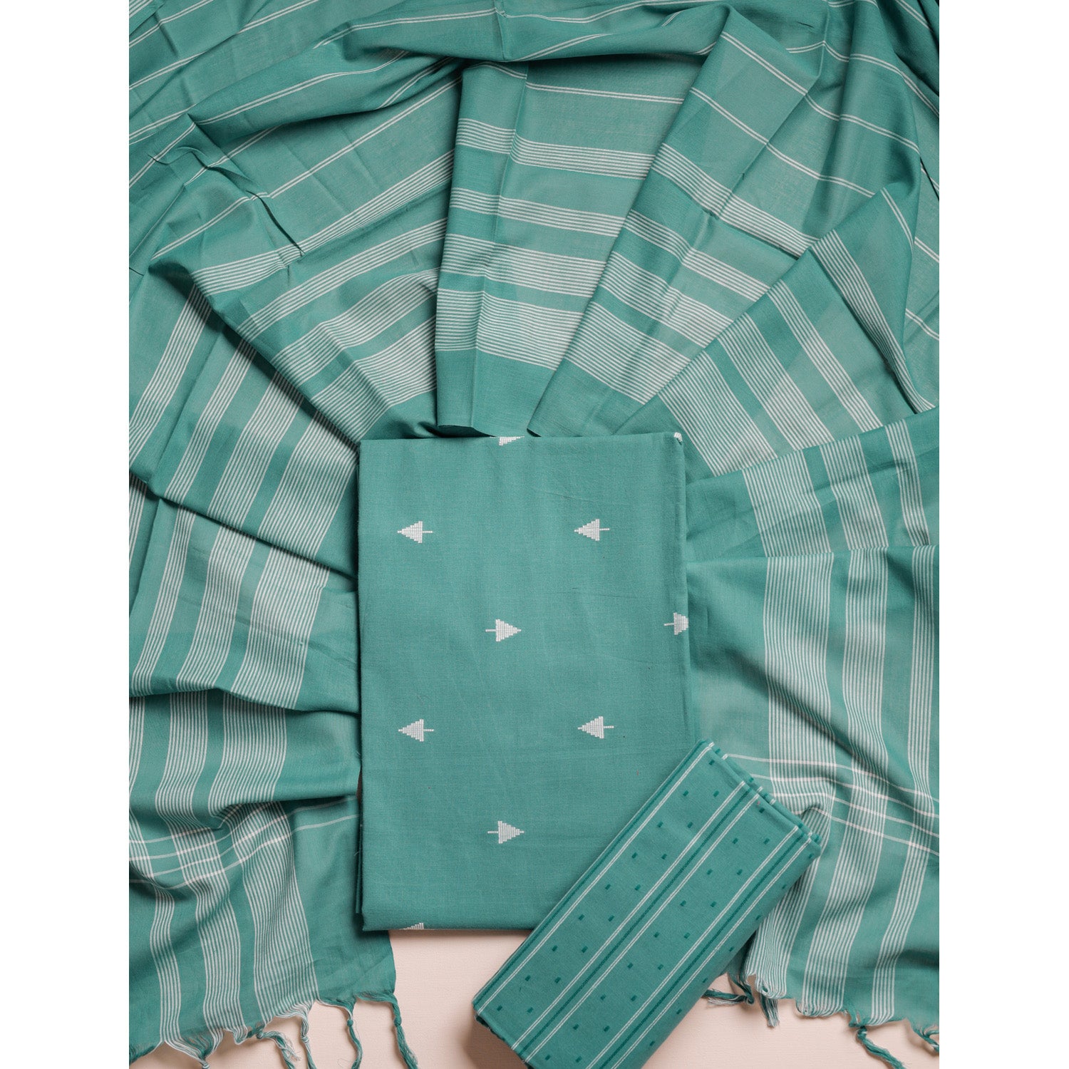 COTTON HANDLOOM SUIT SET