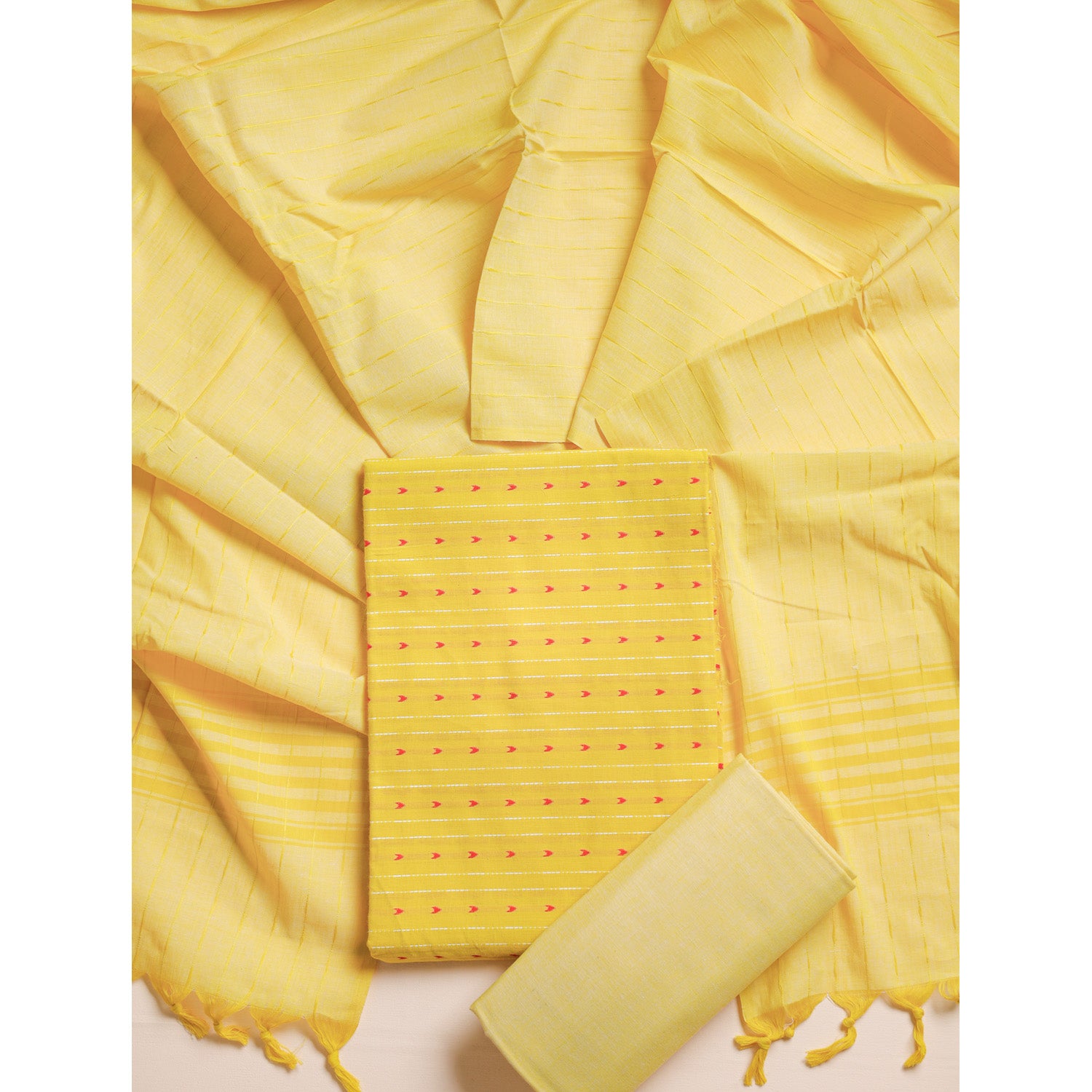 COTTON HANDLOOM SUIT SET