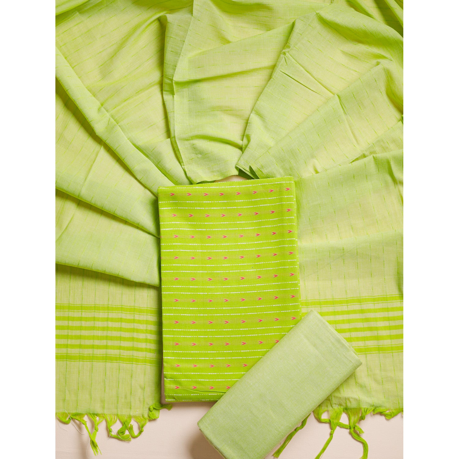 COTTON HANDLOOM SUIT SET