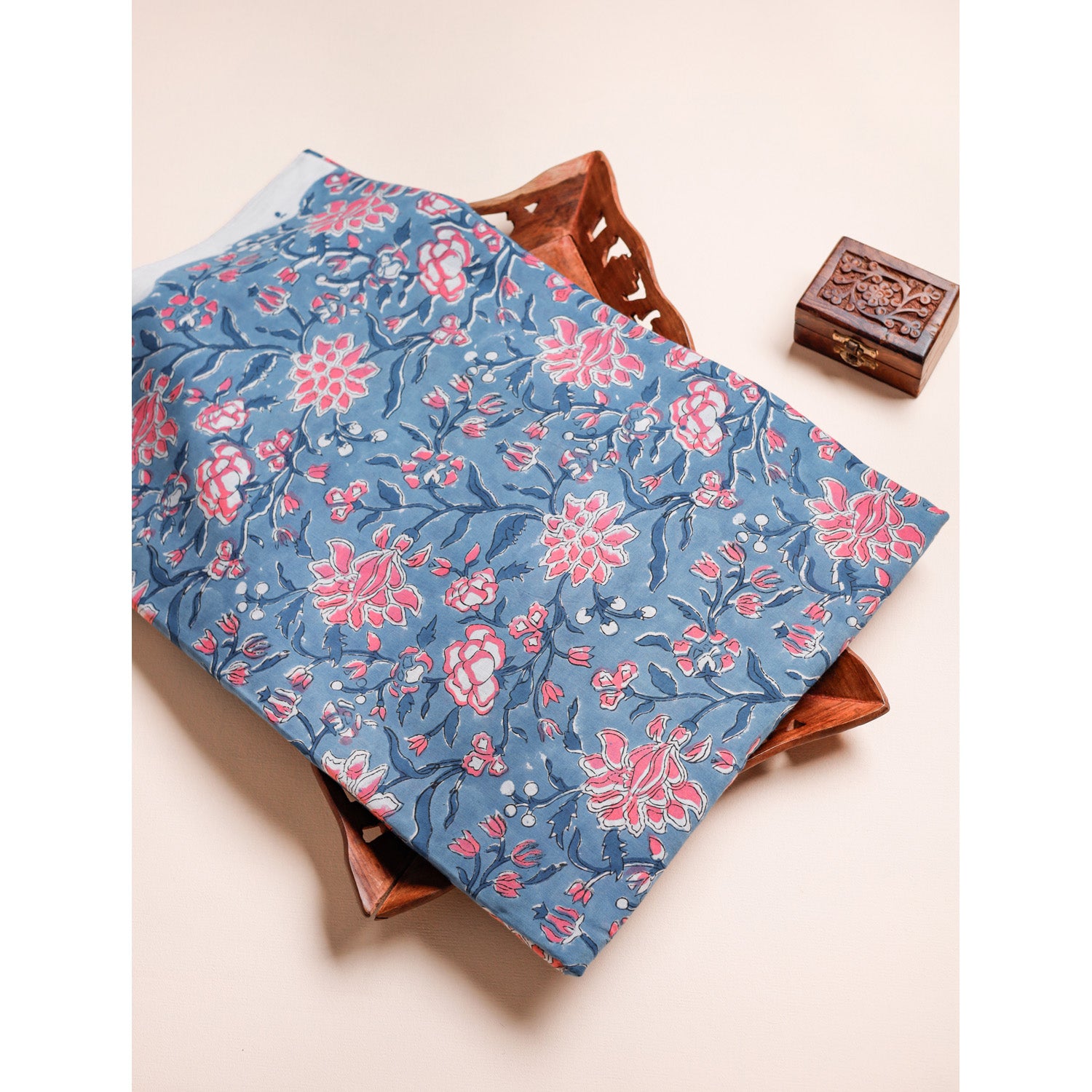 COTTON HANDBLOCK PRINTED FABRIC