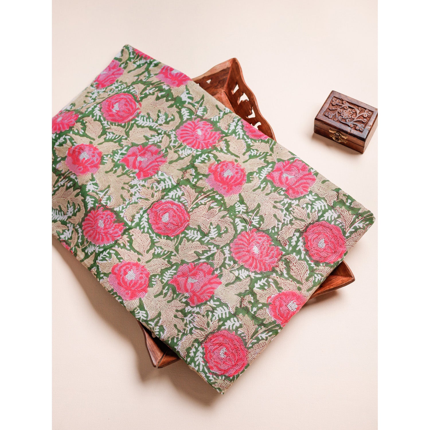 COTTON HANDBLOCK PRINTED FABRIC