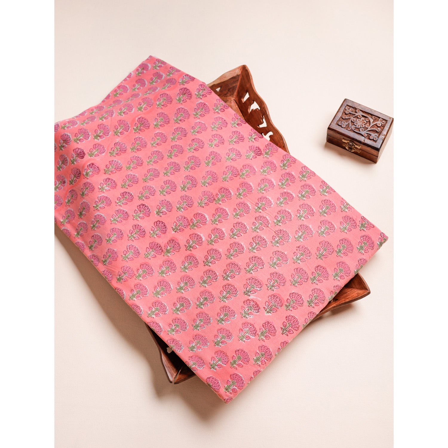 COTTON HANDBLOCK PRINTED FABRIC